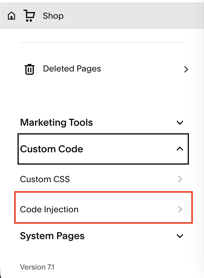 Squarespace product filter plugin top bar layout — filter by color, size, category, and price displayed as a horizontal bar above the product grid