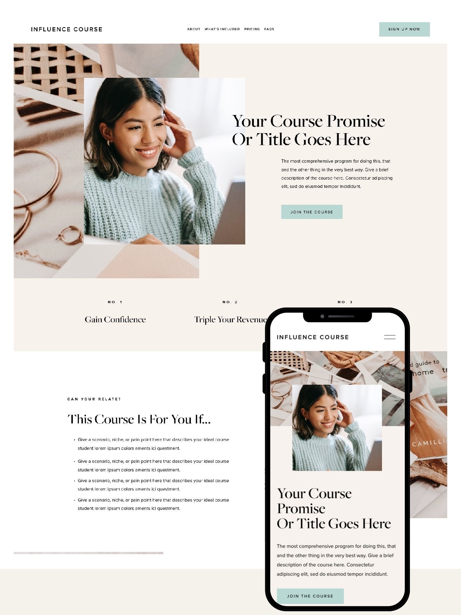 Influence Course