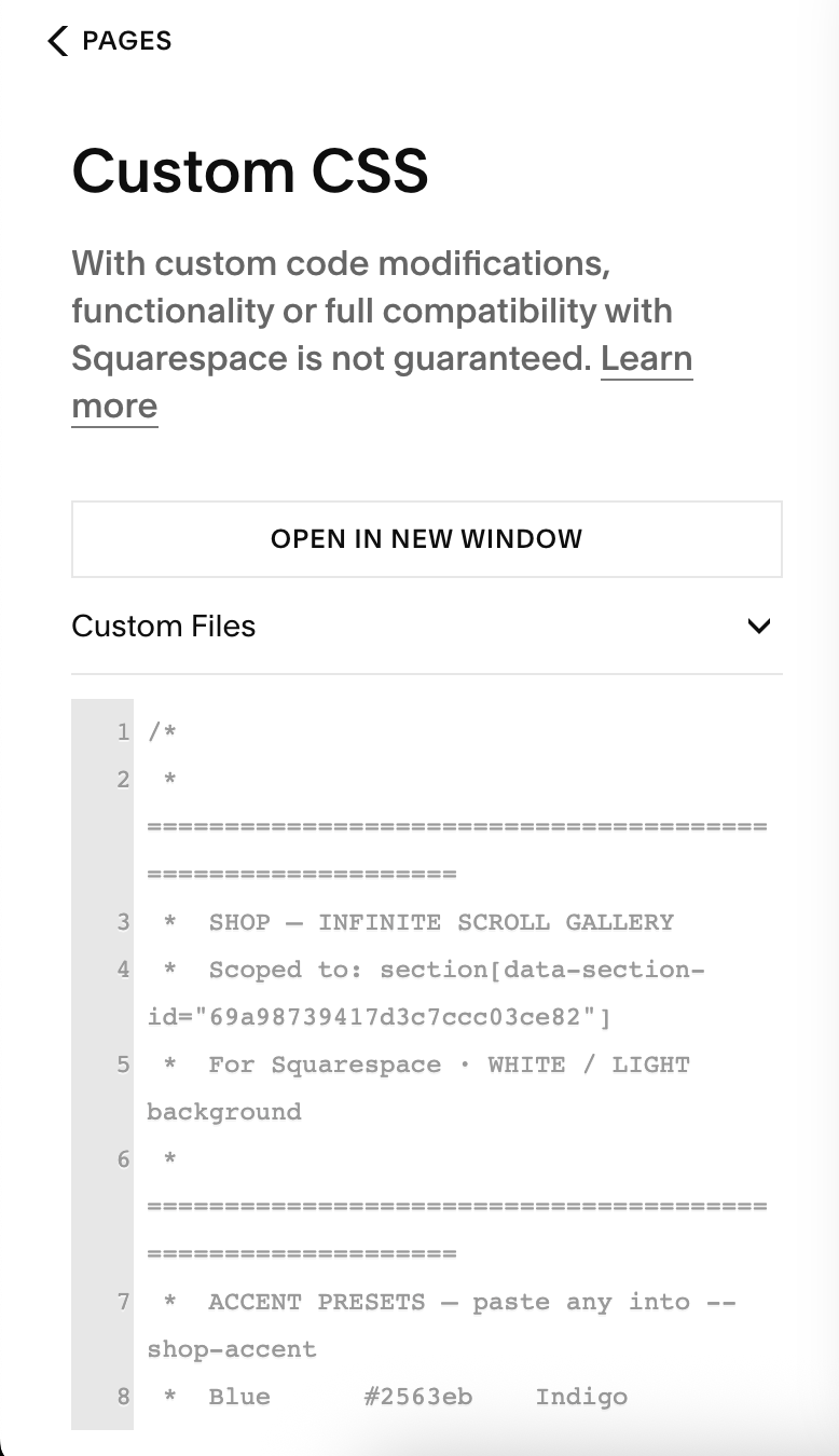 Learn how to turn your Squarespace Summary Block into a seamless infinite scrolling carousel using CSS and JavaScript. No third-party plugins needed.