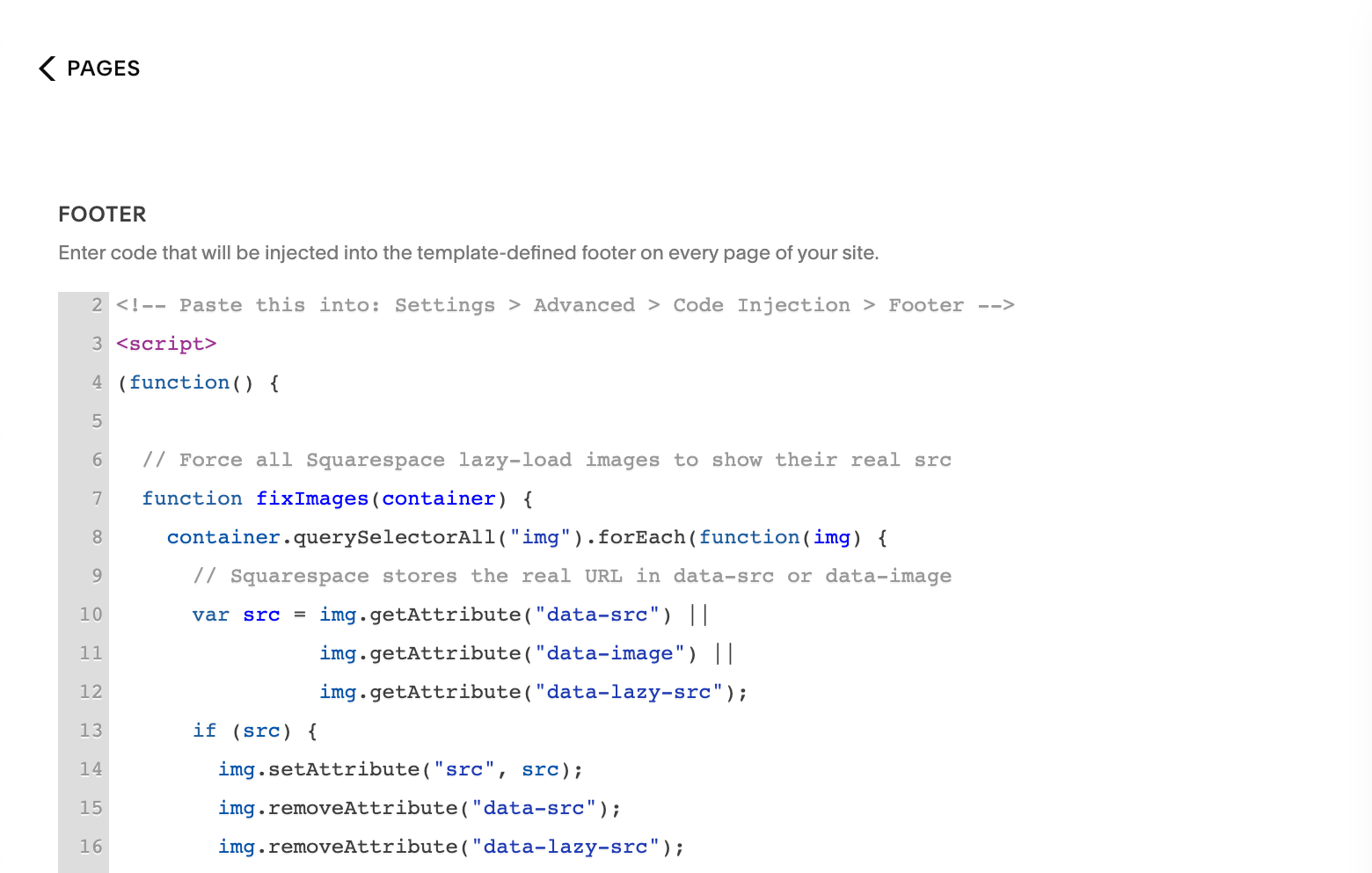 summary block auto scrolling carousel squarespace