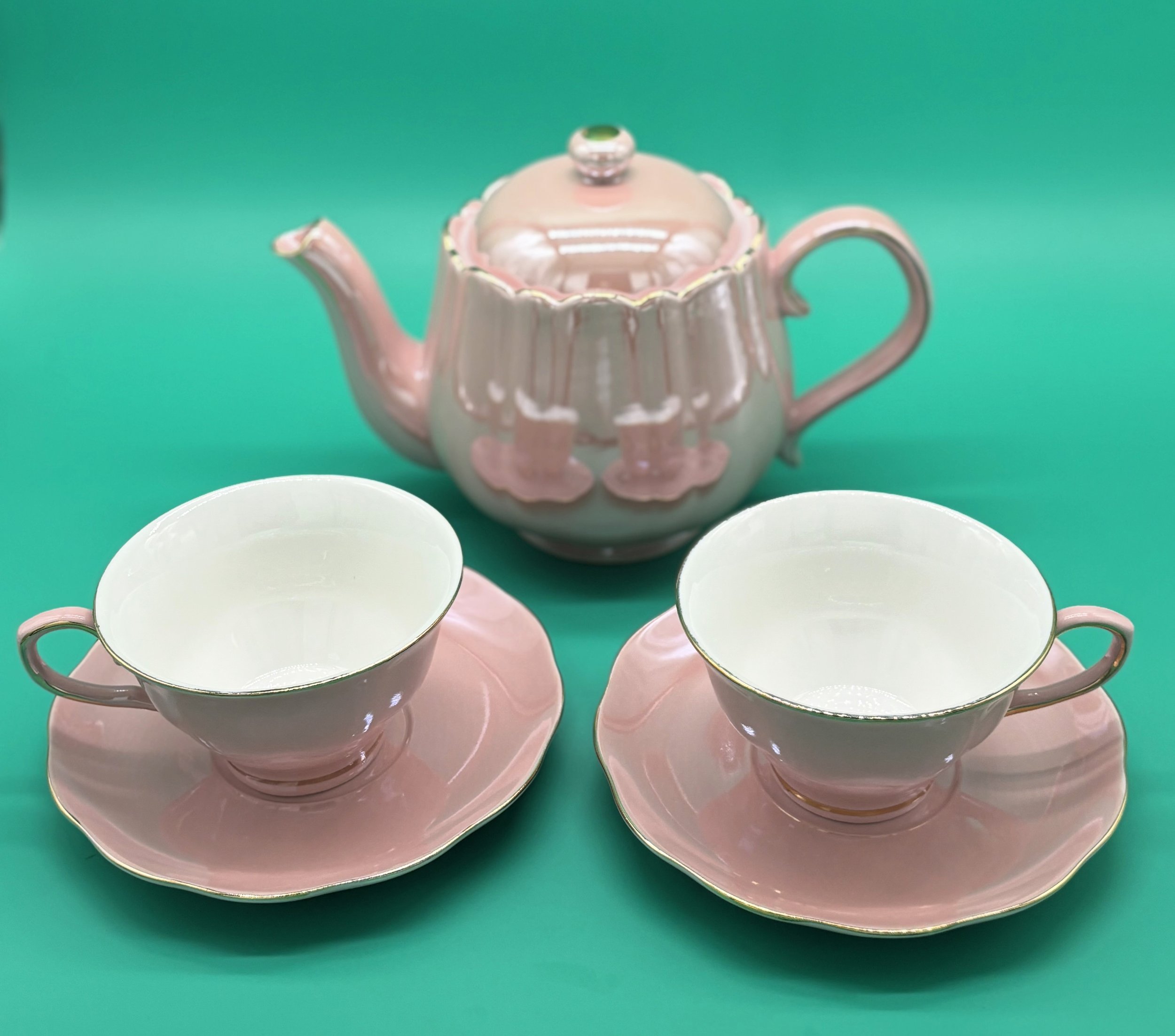 Tea Set for Two (Blush)