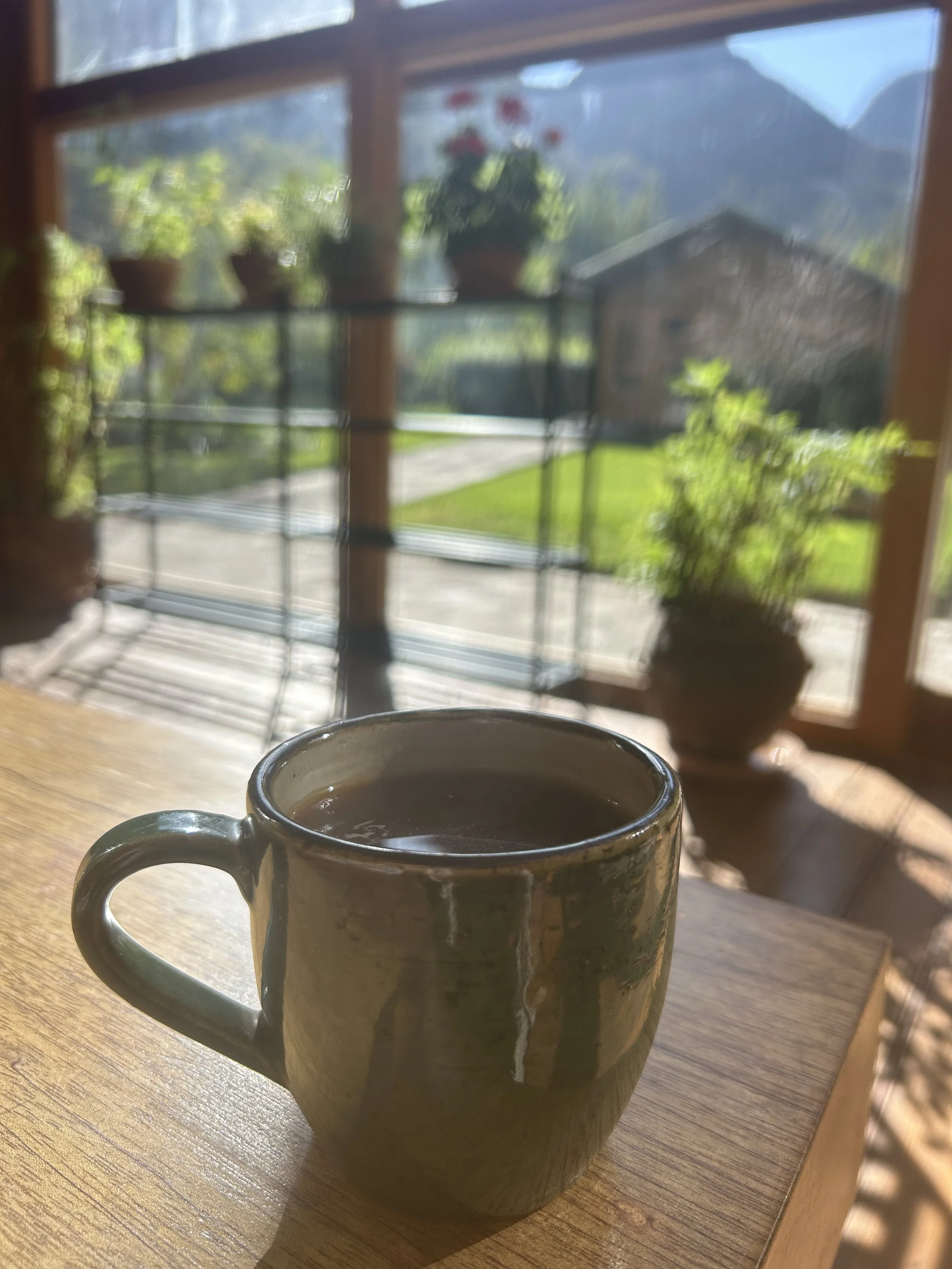 Coffee with a view