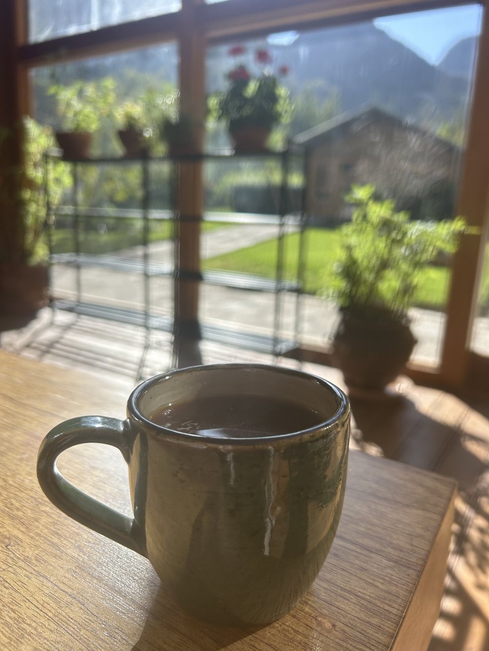 Coffee with a view