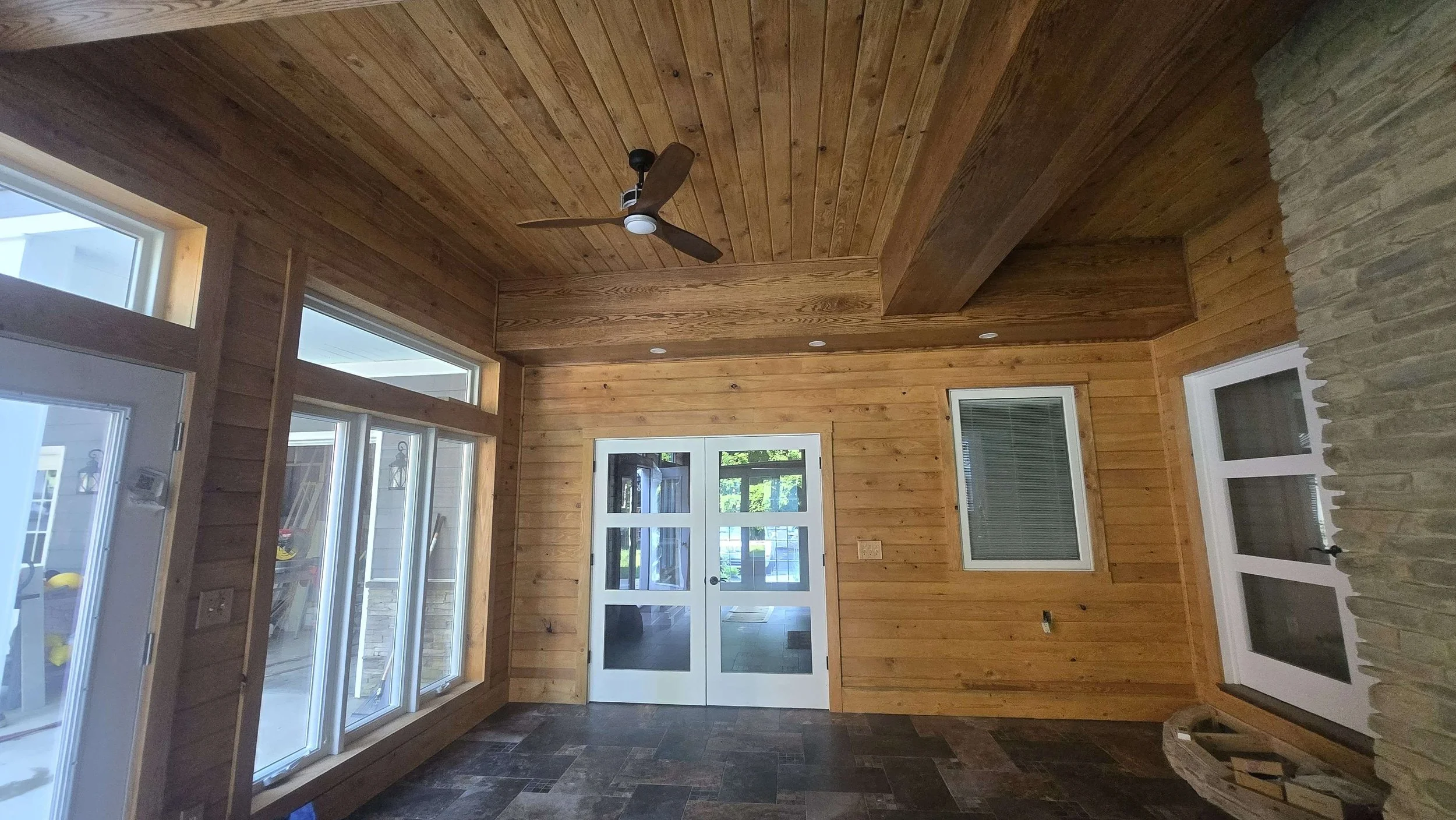 Bulkhead and Wood Wall