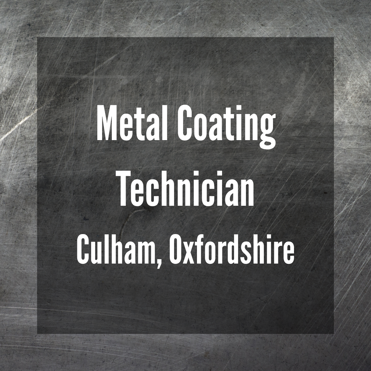 Metal Coating Technician