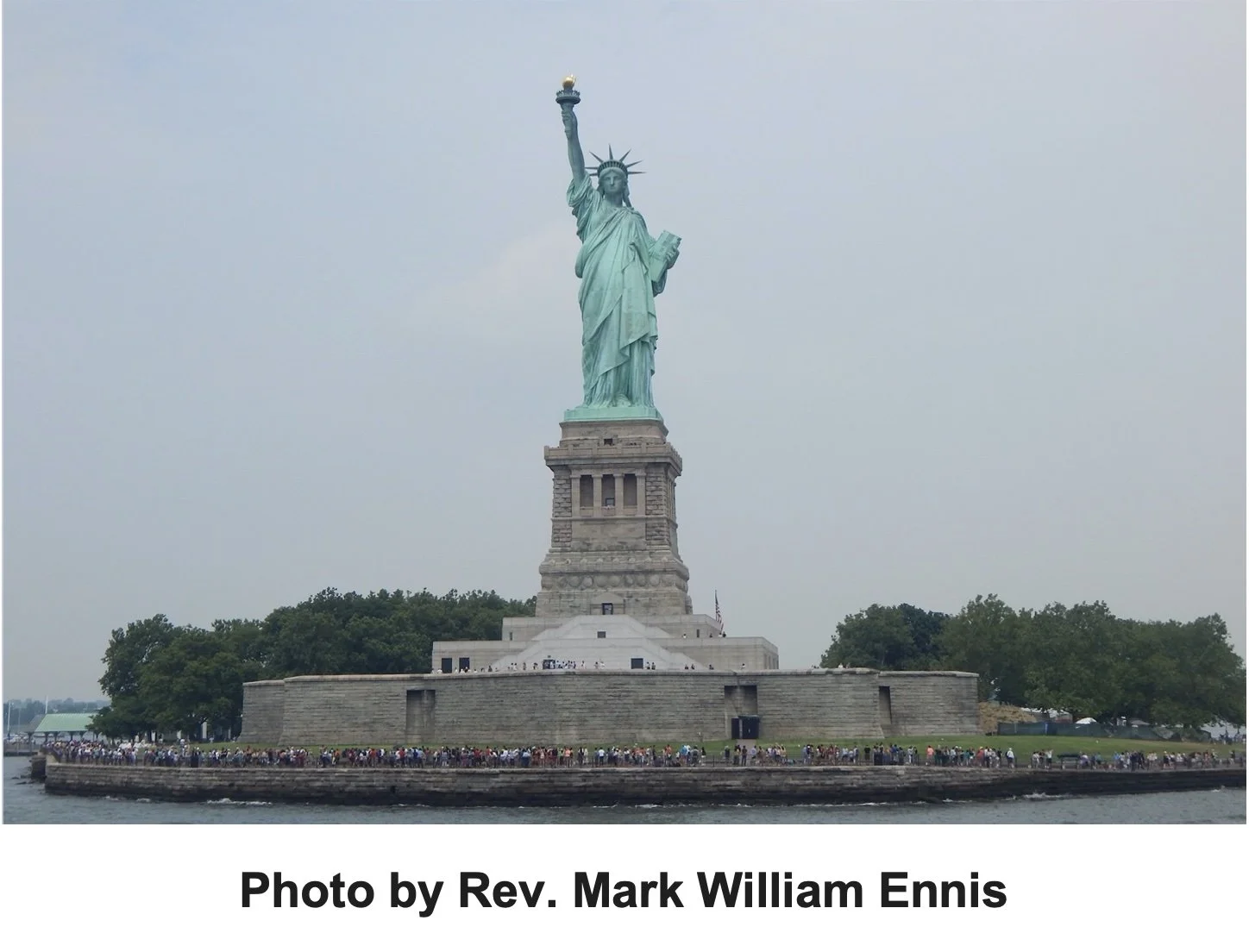 The Statue of Liberty and Ellis Island