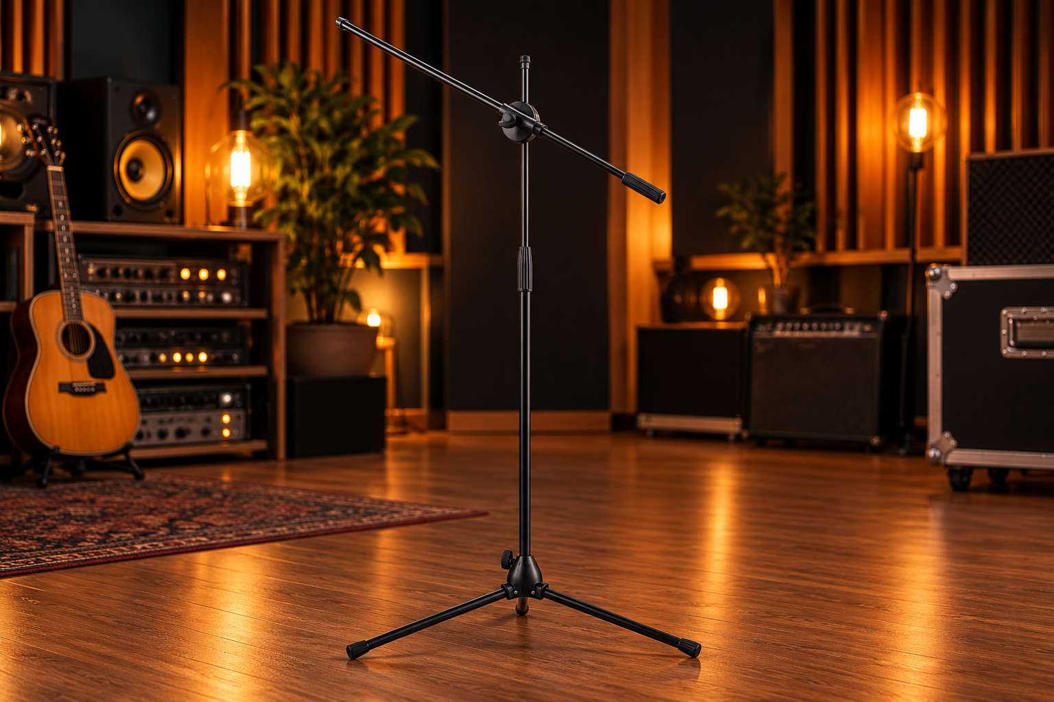 Pied de Microphone Haut