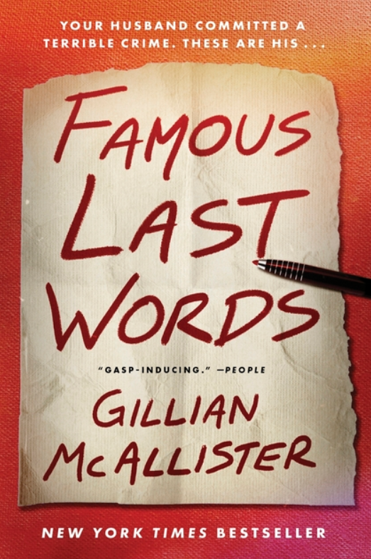 Famous Last Words, Gillian McAllister
