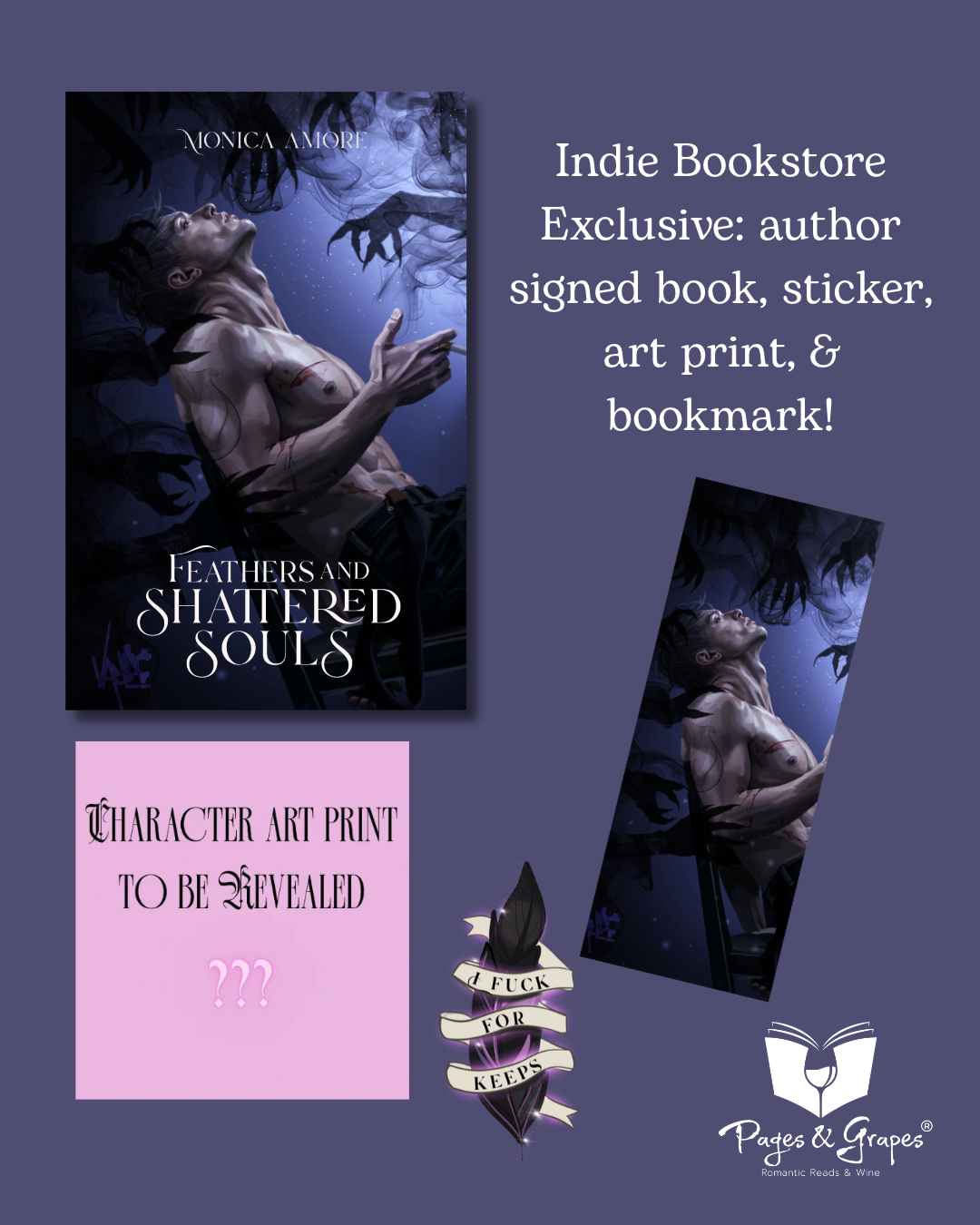 Feathers and Shattered Souls (the Umbra Duology Book 2), Monica Amore (releases 10/17)