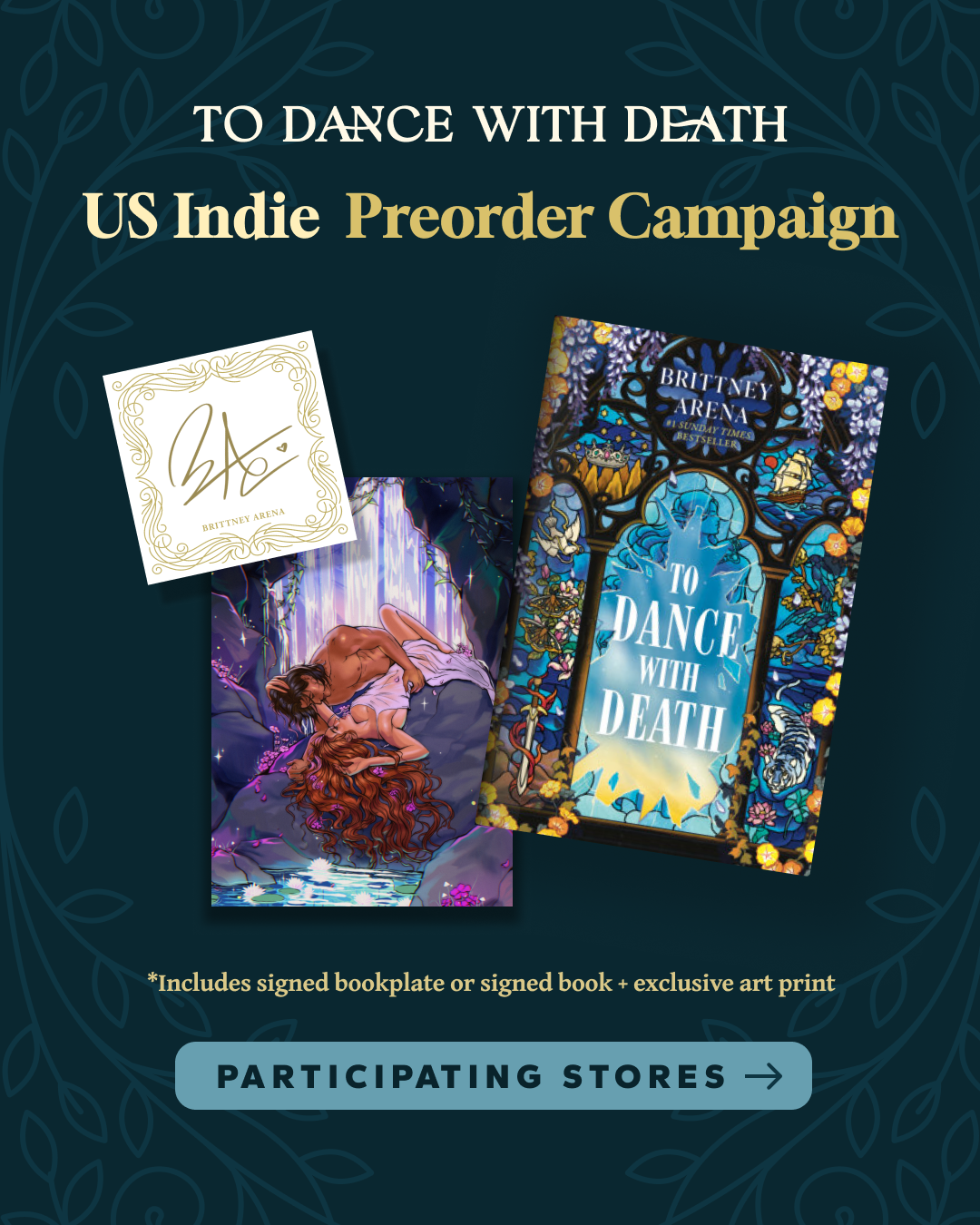 To Dance with Death (indie exclusive), Brittney Arena (releases 8/4)