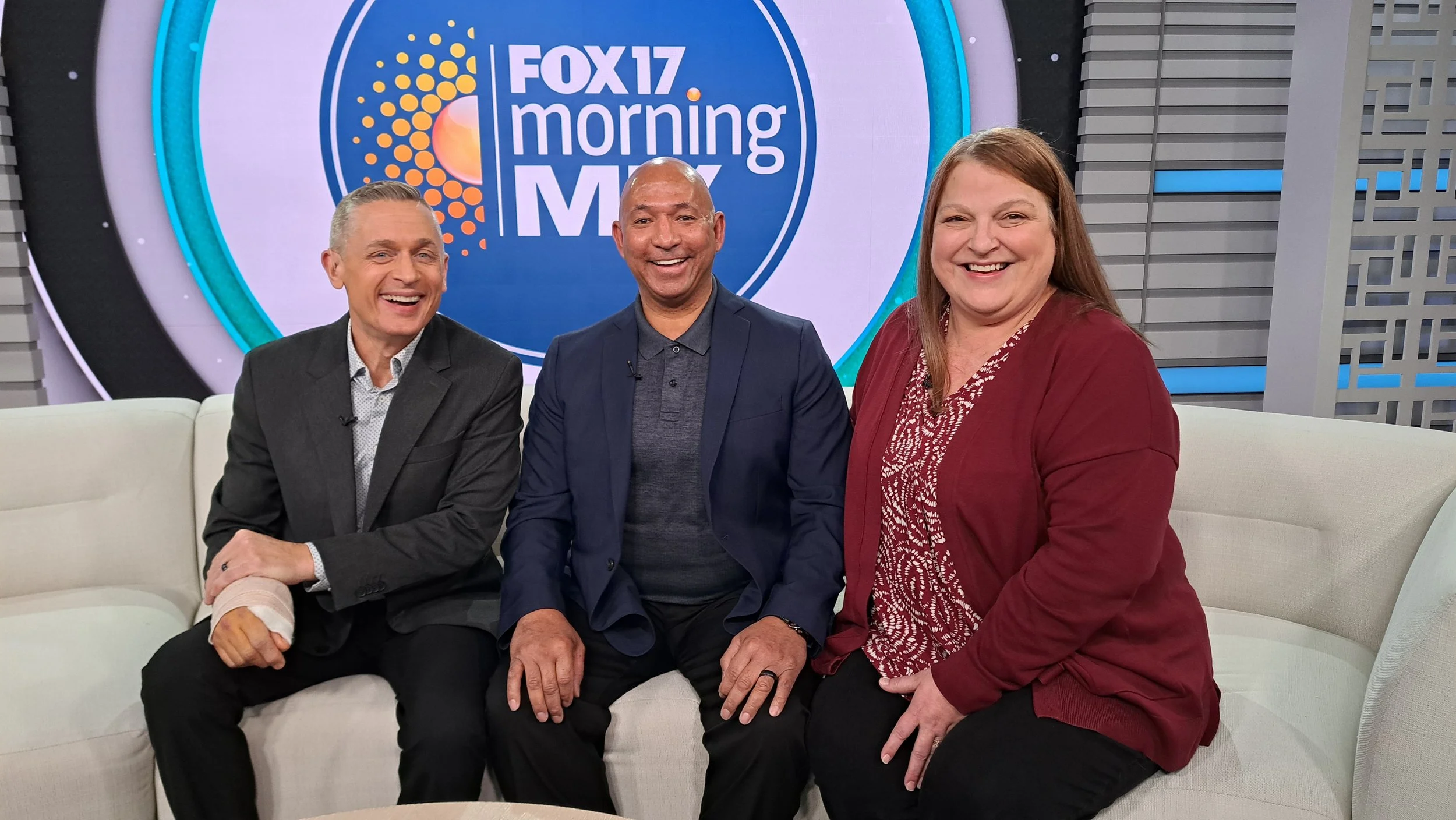 Pages and Grapes at FOX 17 Morning Mix.