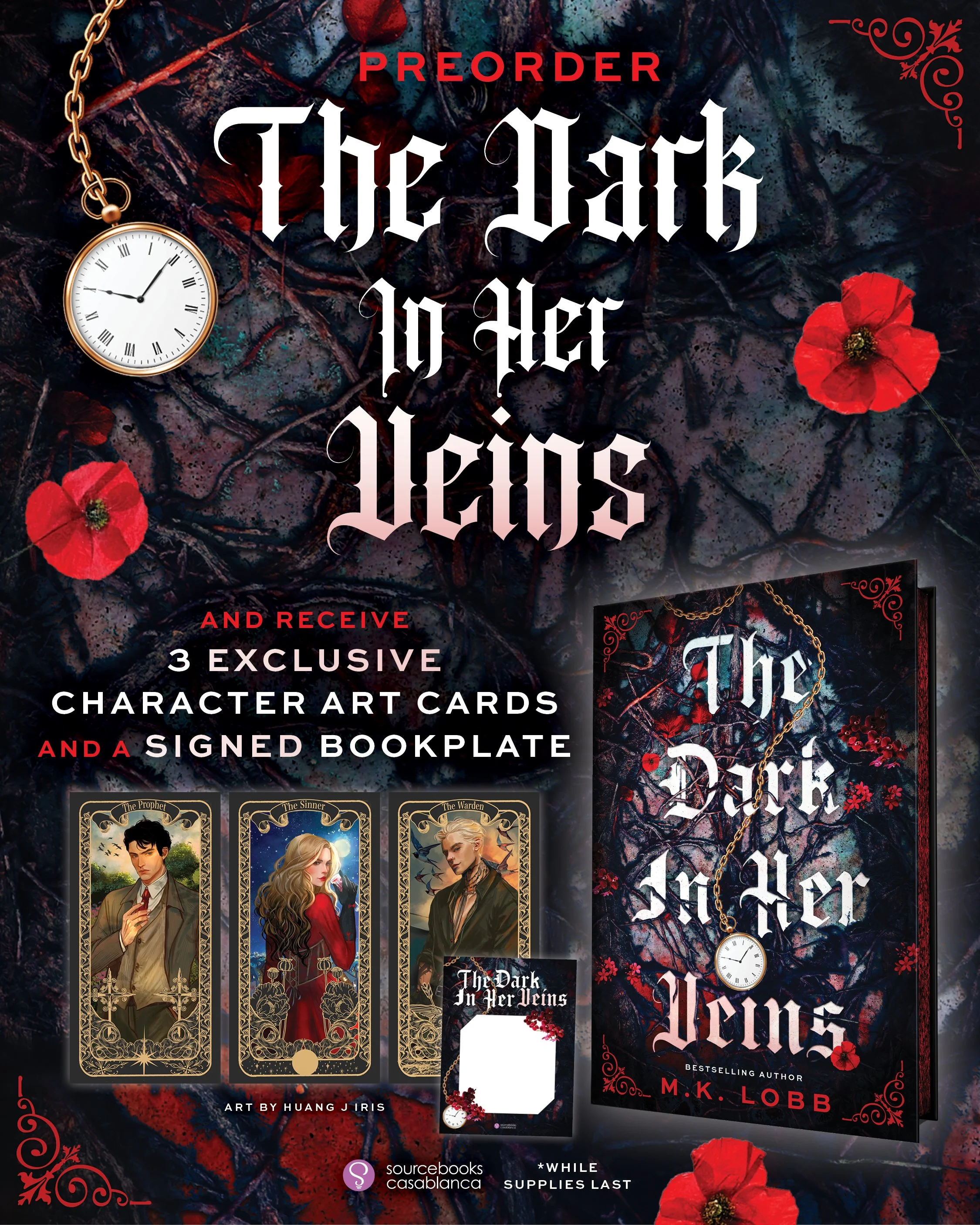 The Dark in Her Veins (deluxe edition)(art & SIGNED BOOKPLATE), M K Lobb (releases 8/25)