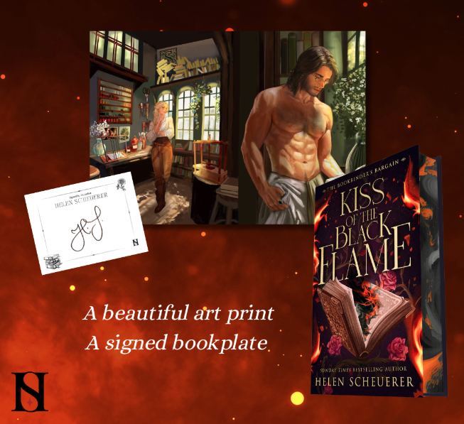 Kiss of the Black Flame (The Bookbinder's Bargain), Helen Scheuerer (release 9/22)