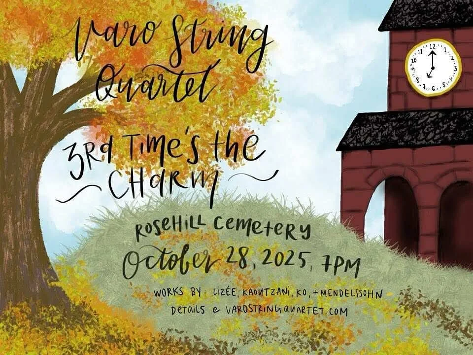 Poster reveal! @carmenabelson has outdone herself this time. Come to the cemetery on Oct 28 to tell her how great this is - tickets at the link in our bio!