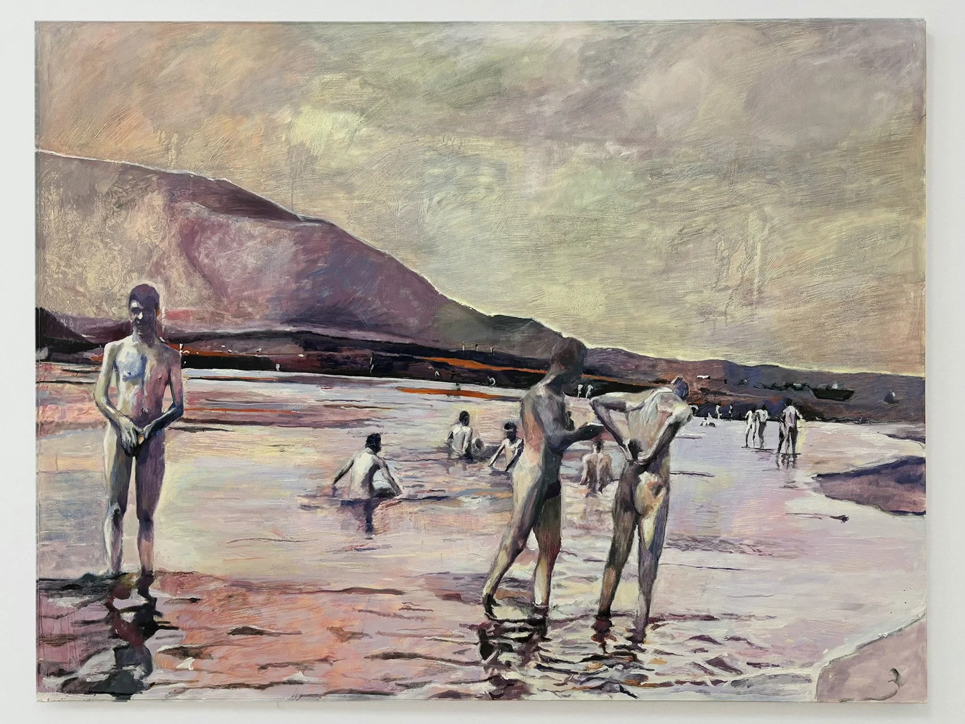 Bathing in the River Jordan, Palestine 1915