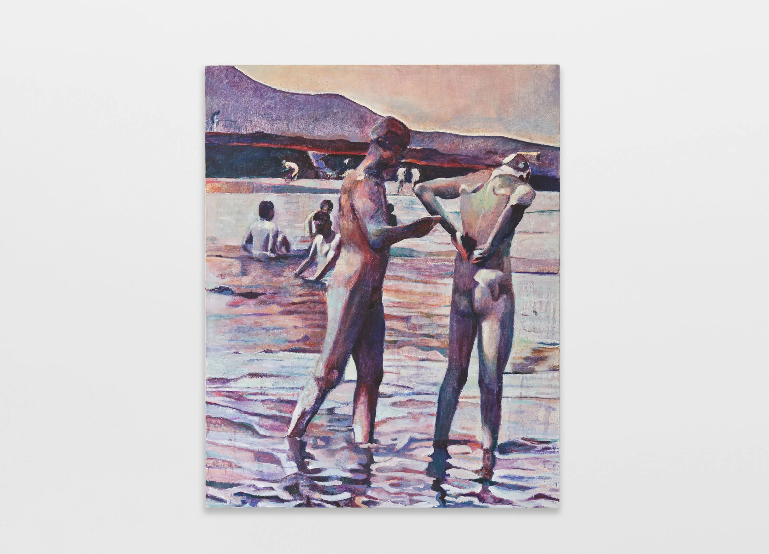 Bathing in the River Jordan 1915 (cropped)