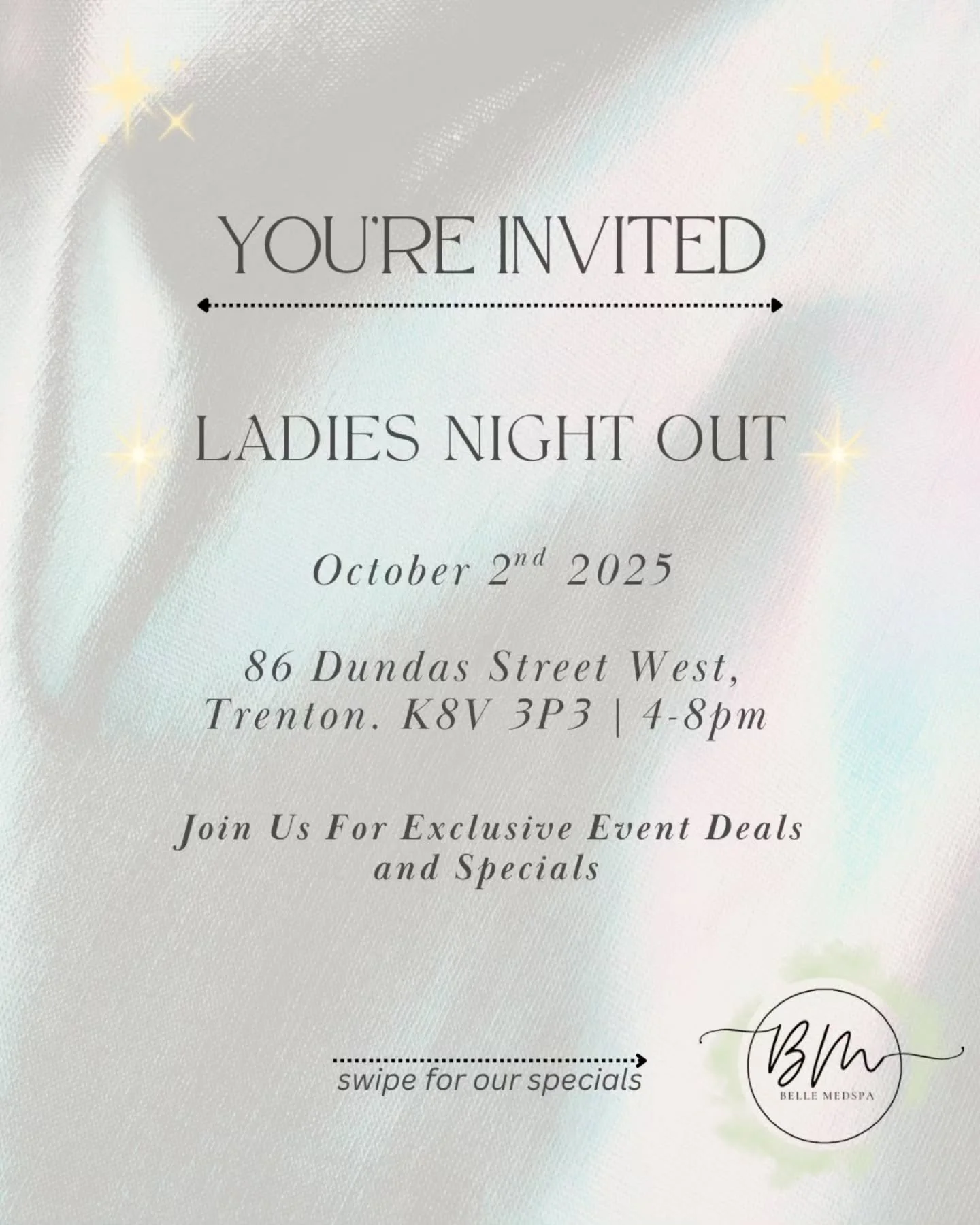 ✨ Ladies Night in Downtown Trenton! ✨
Join us Wednesday, October 2nd from 4&ndash;8 PM for a night of shopping, sipping, and exclusive deals you won&rsquo;t want to miss! 💃

Downtown Trenton will be buzzing with amazing specials from participating s