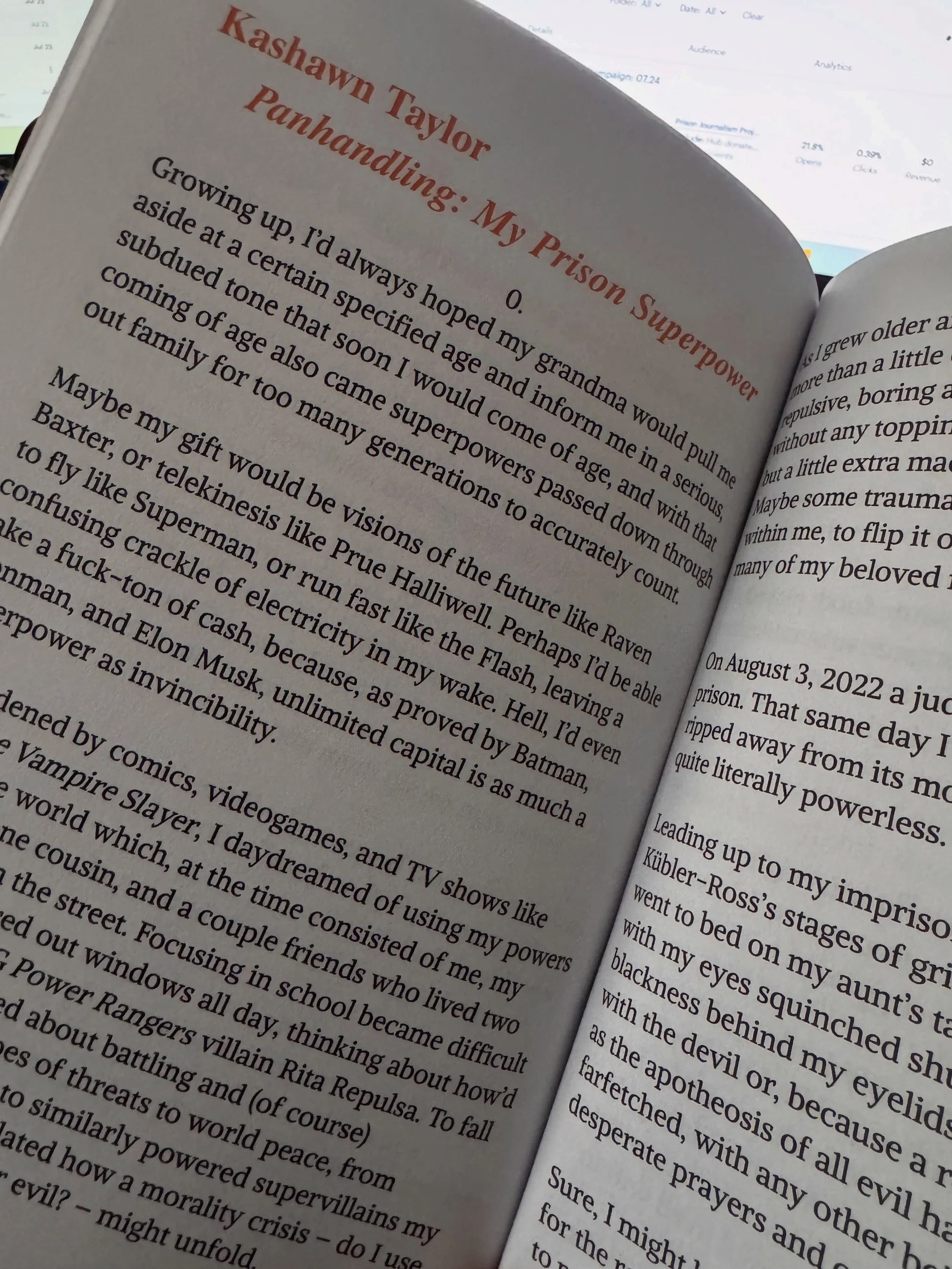 The newest volume of @troublemakerfirestarter is available for purchase now, featuring this essay from me. It was a fun one to write! Thank you Davi for publishing this!

I can&rsquo;t wait to read all the incredible writers in this alongside me!