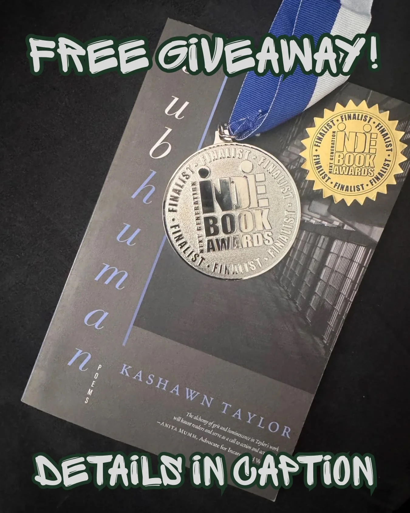 Please SHARE to spread the word: I am trying something new &amp; it will either flop or go well 🤣🤣🤣

In honor of my book being a finalist in the Next Generation Indie Book Awards @indiebookawards, I am doing a ✨FREE✨ giveaway of TWO personalized s