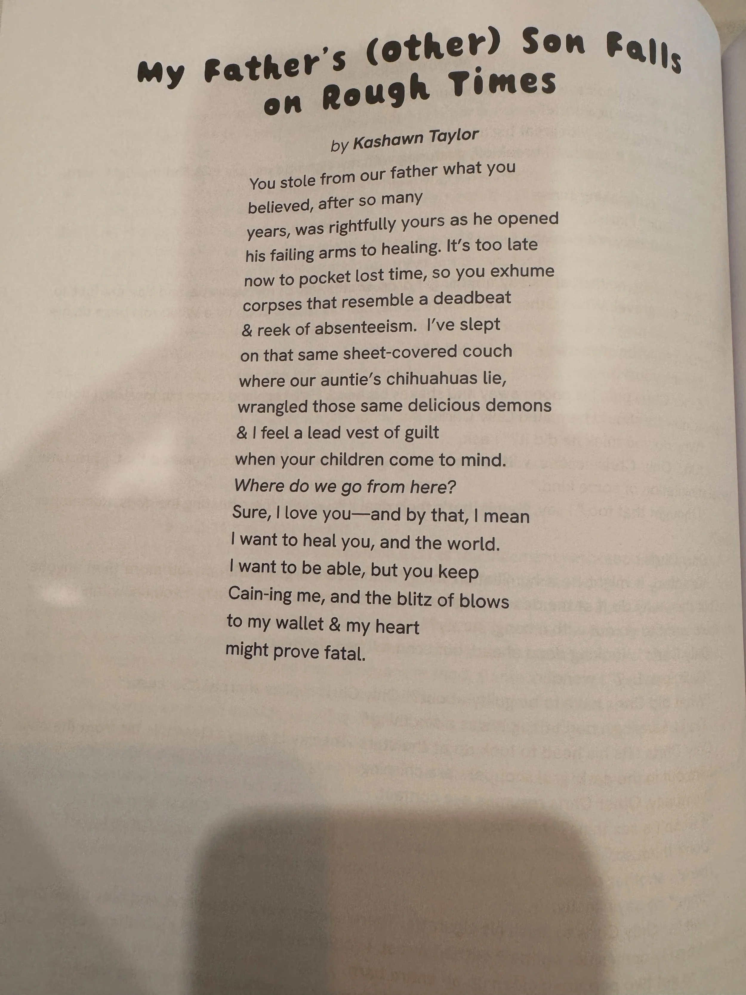 Happy Bullshit Day to me! Two new poems out in the 4th @bullshitlit anthology! Thank you for publishing these poems! Purchase a copy today!