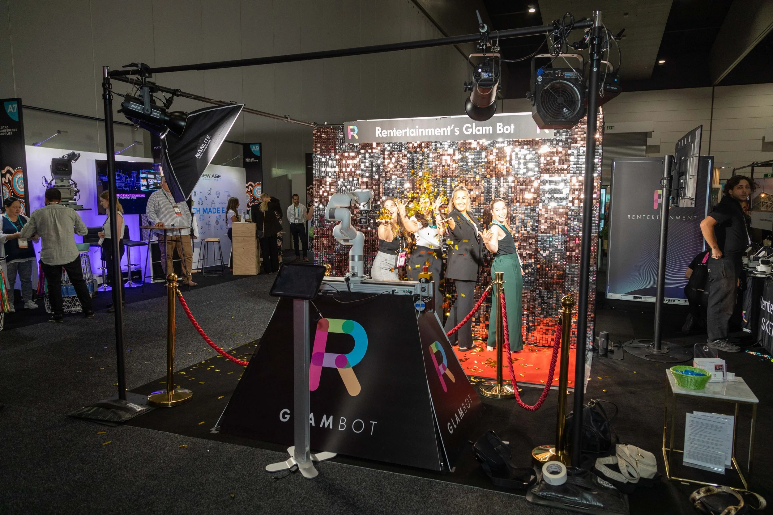 Glambot Setup Glam Bot Hire Australia for Events & Activations | Rentertainment ...