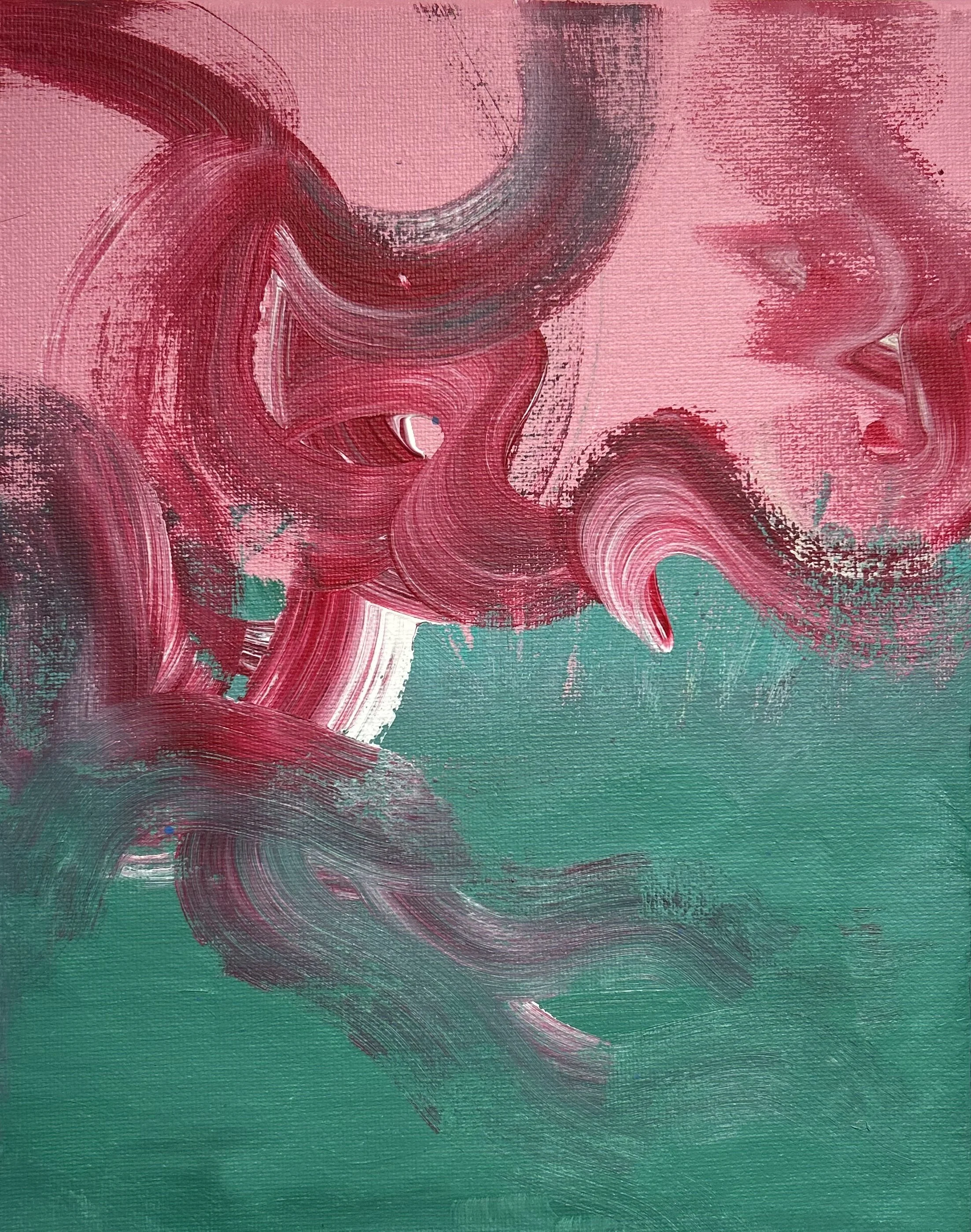 Untitled 01 (2025) - 8"x10" - Acrylic on Canvas