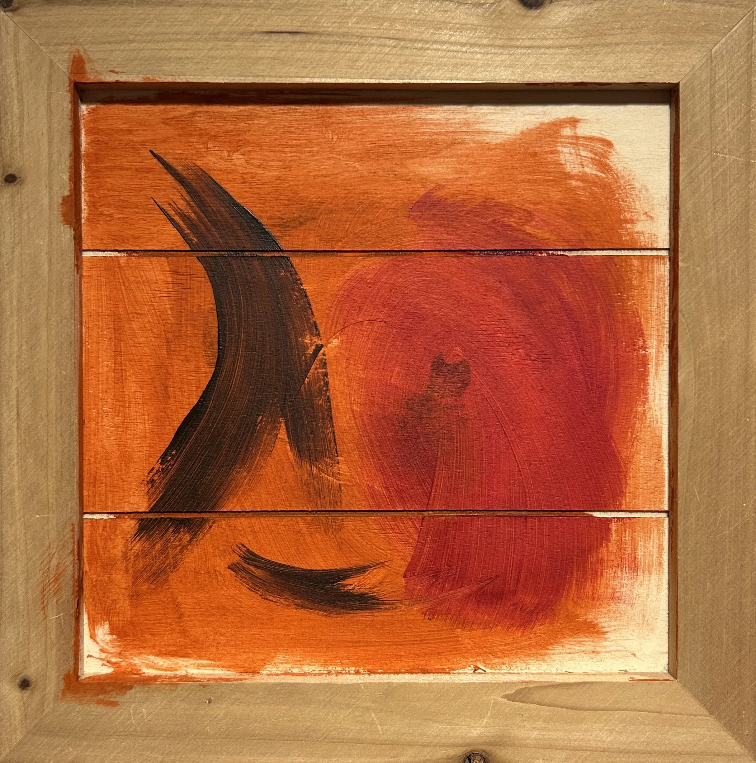 Movement 01 (2026) - 10"x10" - Acrylic on Wood