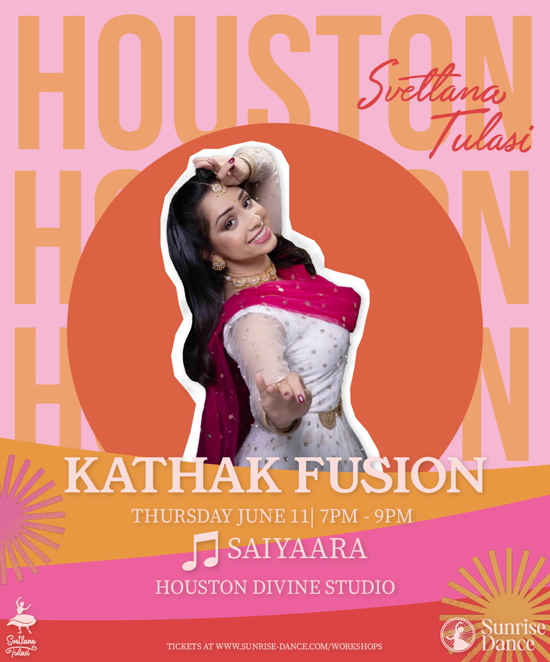 Kathak Fusion with Svetlana Tulasi | 6/11 | Houston | Summer Series
