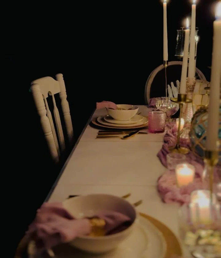 Frozen in Florida ❄️💜 #dinnerparty #tallahasseeevents #florida #tallahassee  #eventdecor