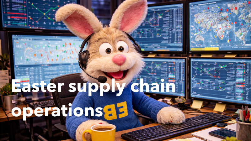 The chaos of Easter supply-chain