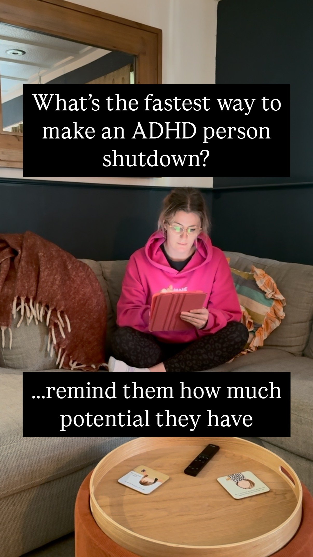 What’s the fastest way to make an ADHD person shut down?
Tell them how much potential they have.
My eye still twitches when I hear that word.
I had a teacher cry in Year 12 (actual tears, not a metaphor) because I “had so much potential