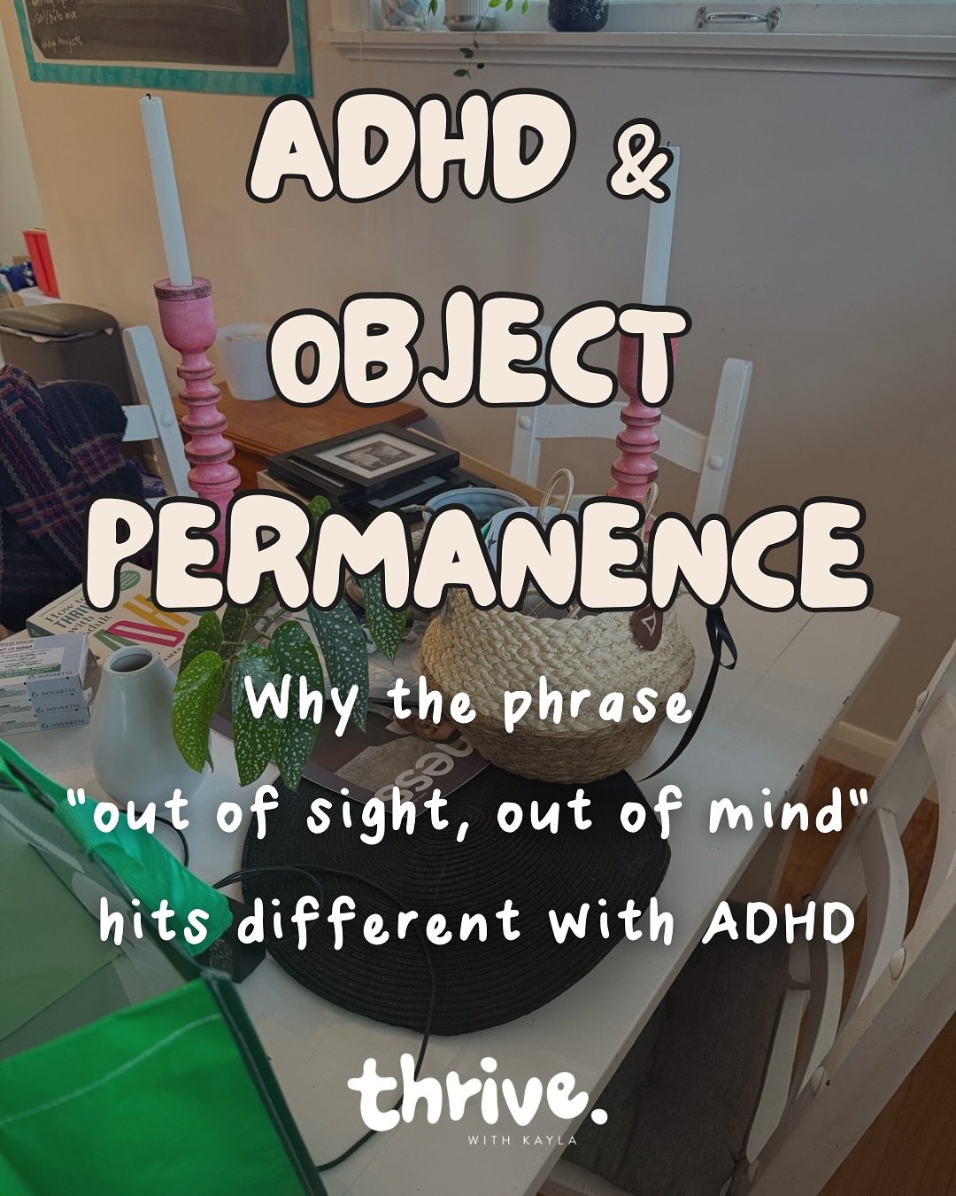 I feel like this doesn&rsquo;t get enough airtime 😅 

Some days, my ADHD out ADHD&rsquo;s itself.

My last reel? I&rsquo;d forgotten an intensive training I&rsquo;d undergone. 

And it all comes back to Object Permanence. 

If you want help understa