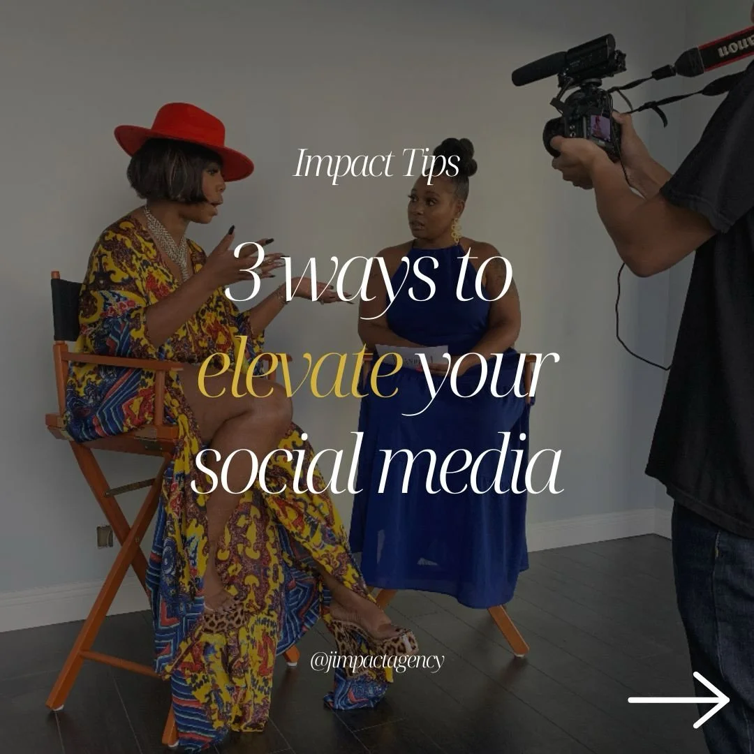 We built J Impact because we watched too many talented people get overlooked not because they lacked skill, but because their brand wasn&rsquo;t doing the work for them. 

Your social media is your first impression, your sales pitch, and your proof o