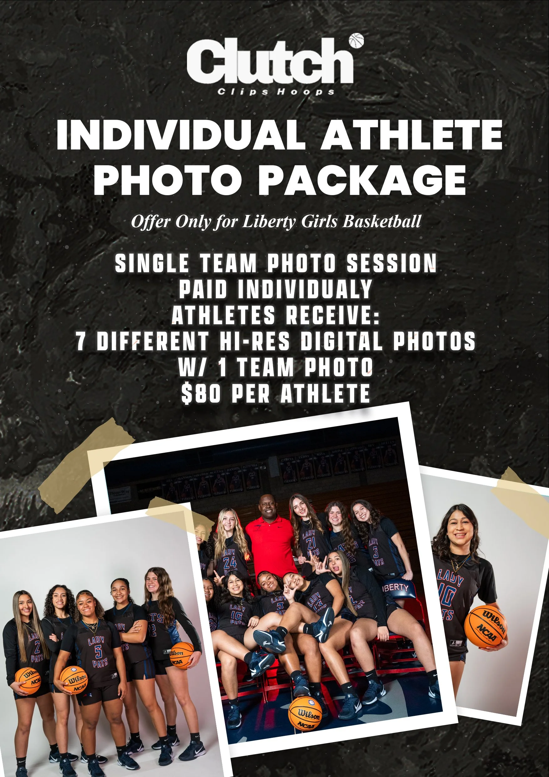 Liberty Highschool Individual Basketball Player Photoshoot