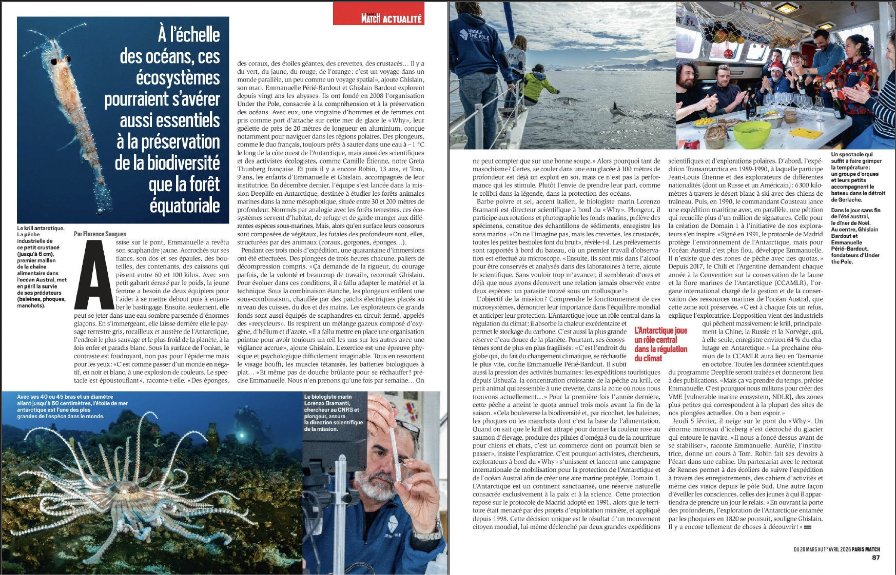 Paris Match 26th March 2026