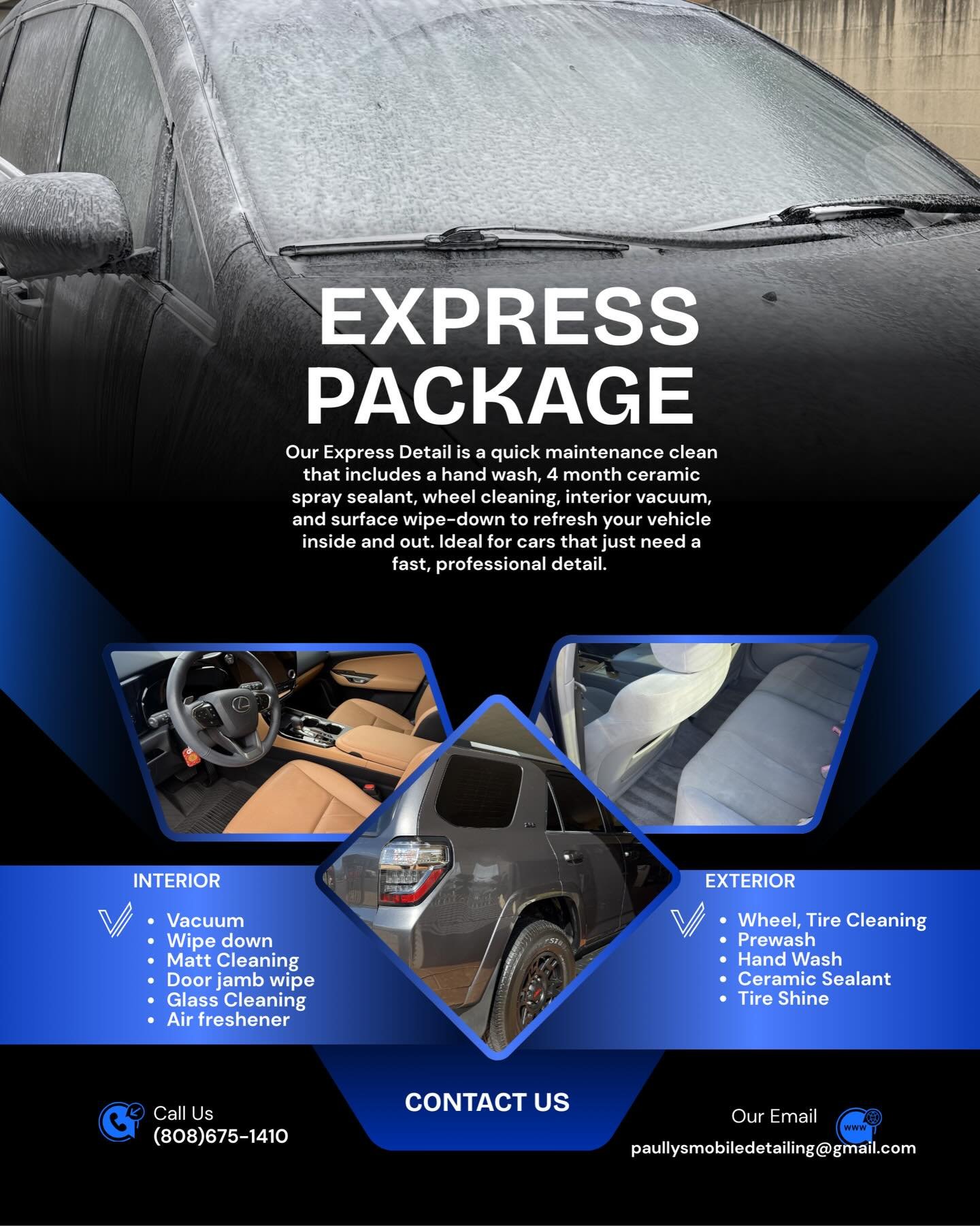 Dm for more information, first 5 spots get something special! Call or book with us online! 

#oahu #urislanddetailer #oahudetailer