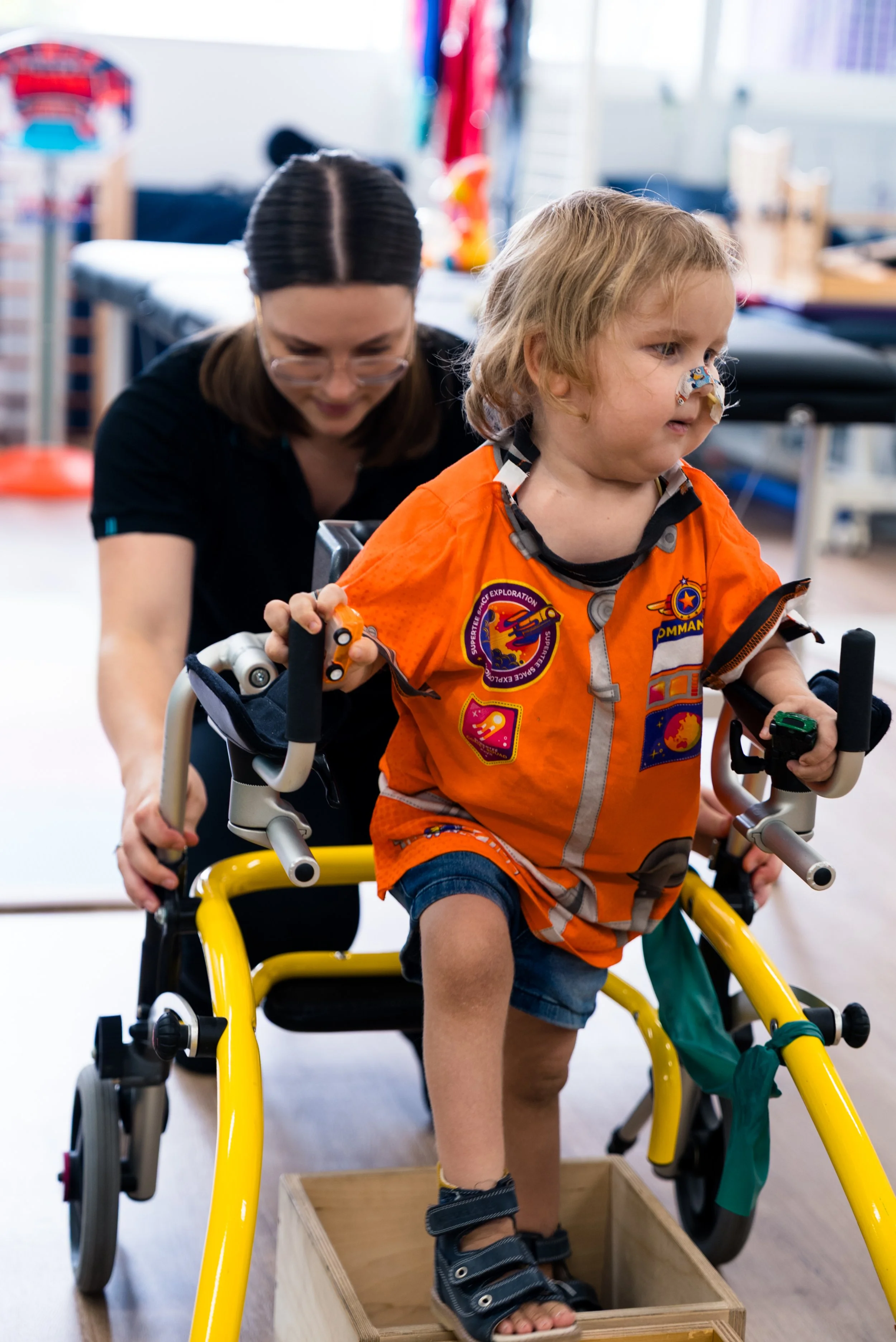 Paediatric physiotherapy supporting motor development, mobility and coordination