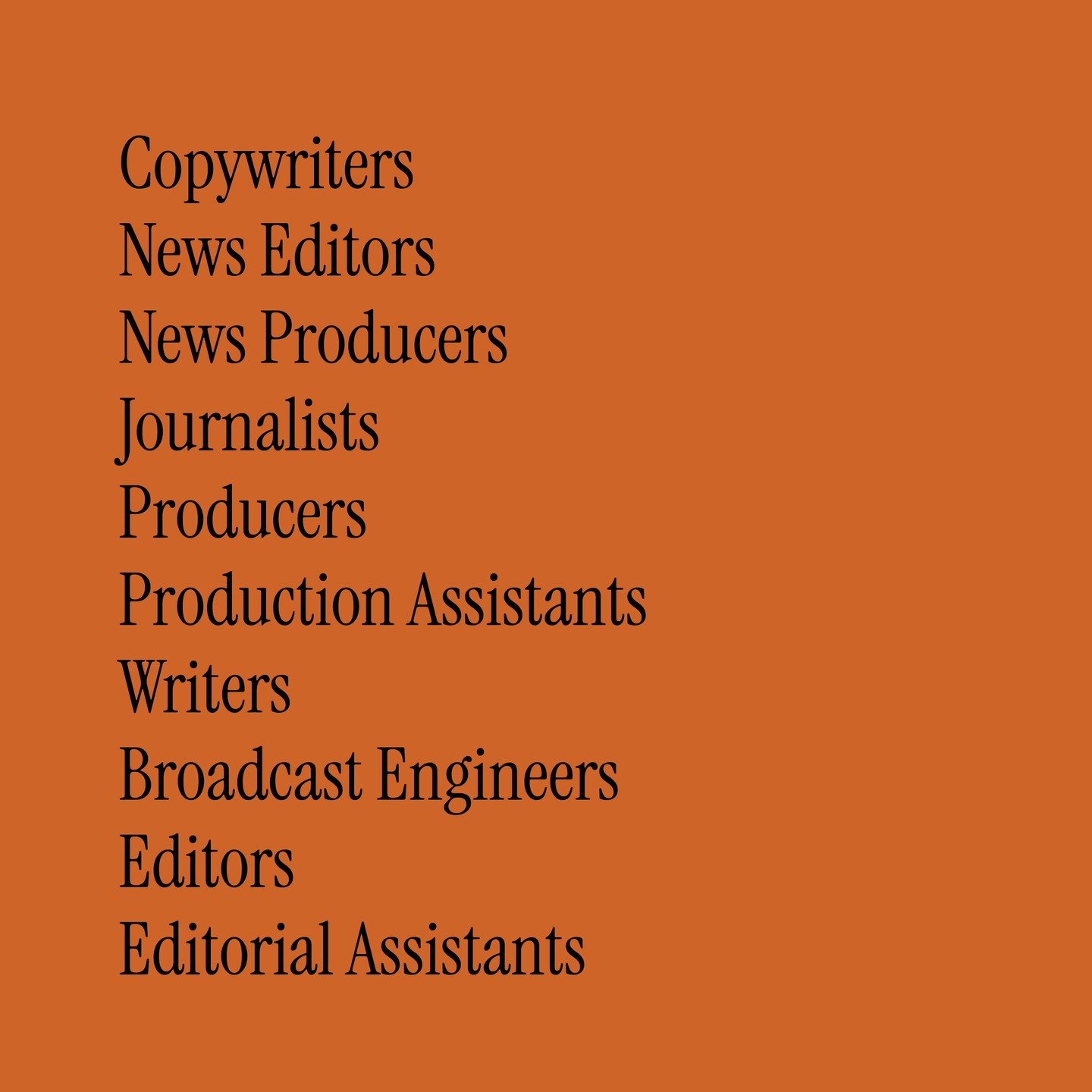 These are just a few of the roles the people that make up our nation's media play 🧡

On Sunday, 27 October, hundreds of churches across the country will unite in prayer for those working in New Zealand&rsquo;s mass media 📰

This year, we&rsquo;ve a