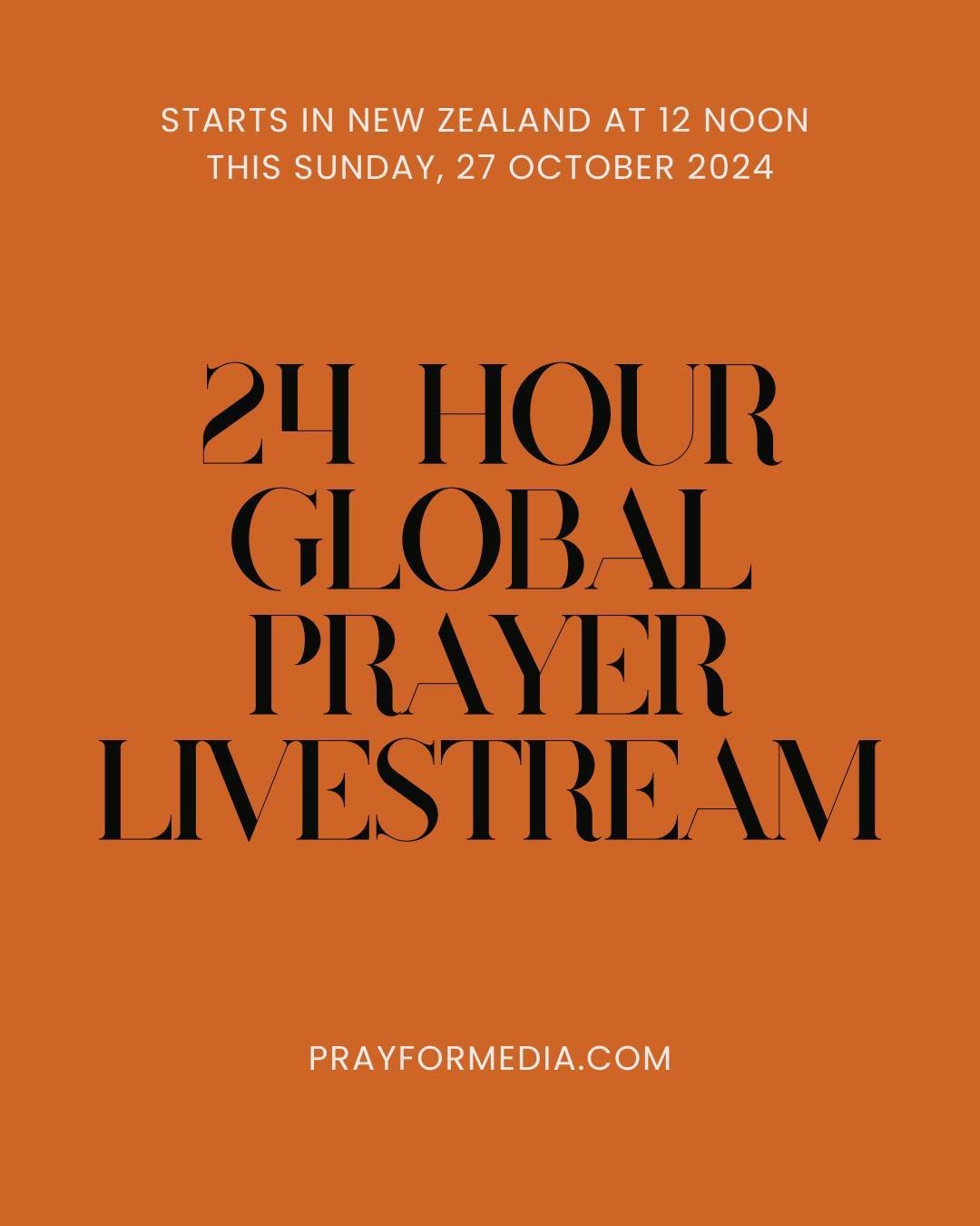 🗓️ This Sunday is Media Prayer Day and we invite you to join us and take a few minutes to pray for those that work in Aotearoa New Zealand's mass media, particularly in this time of job losses and great upheaval.

The Global Day of Prayer for the Me