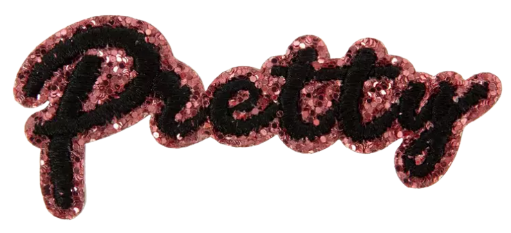 Pretty-Chenille Patch