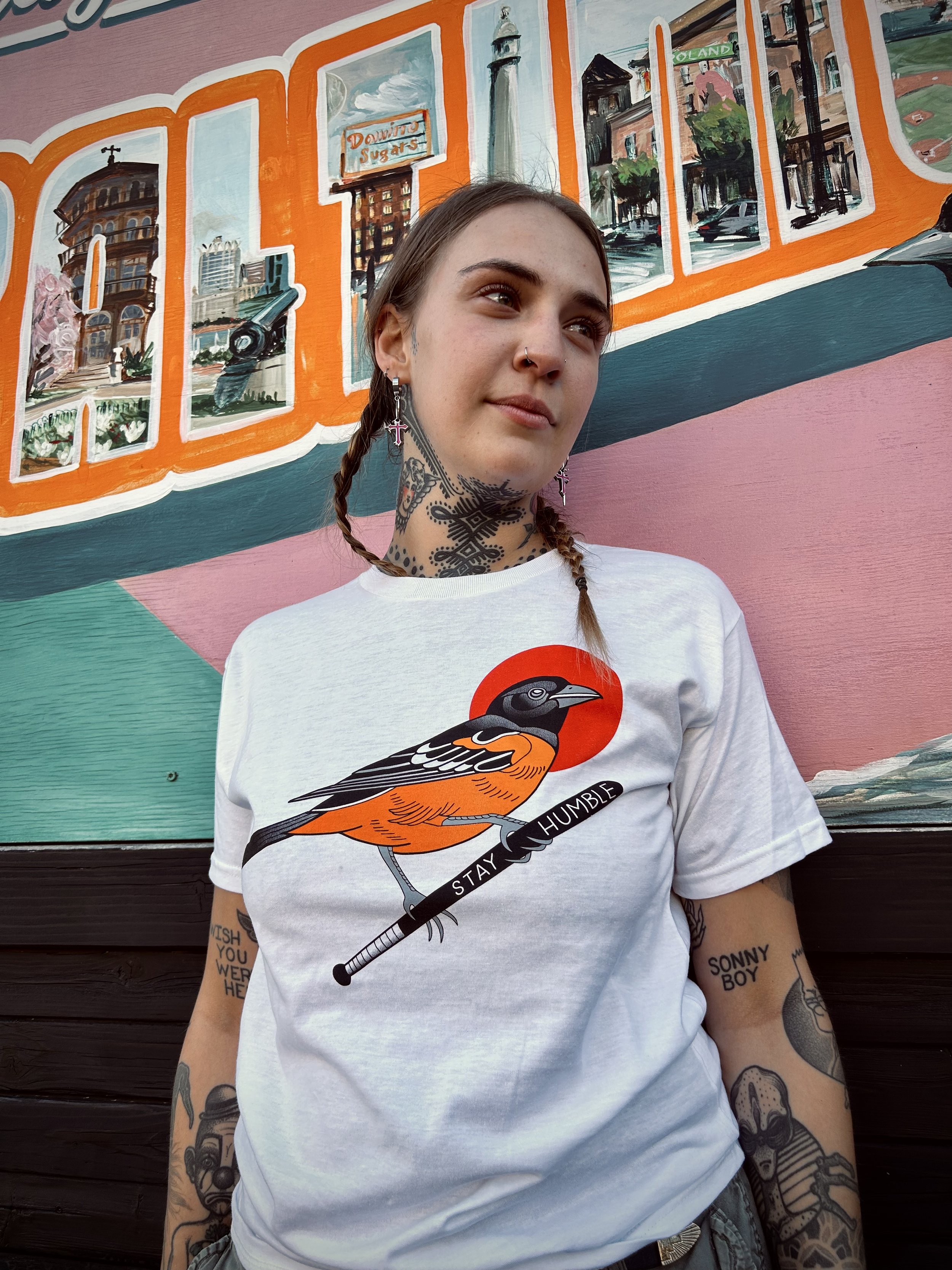 Stay Humble Oriole Tee