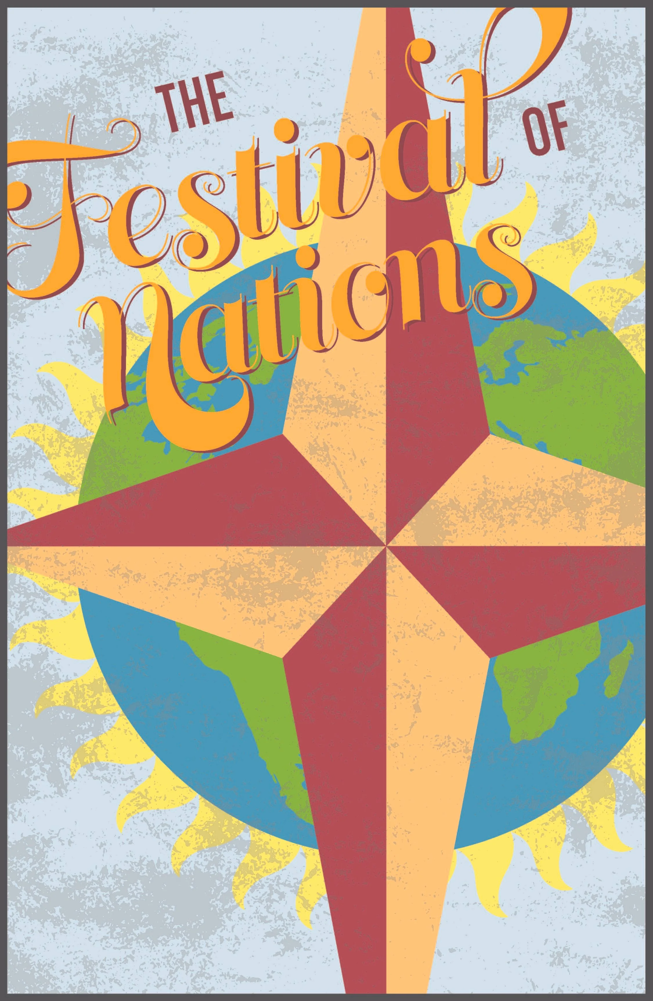 The St. Louis Festival of Nations is the region’s largest multicultural celebration. In one of my communication classes, we were tasked with picking an event to design or redesign a poster for it. Getting the chance to redesign a poster for them was 