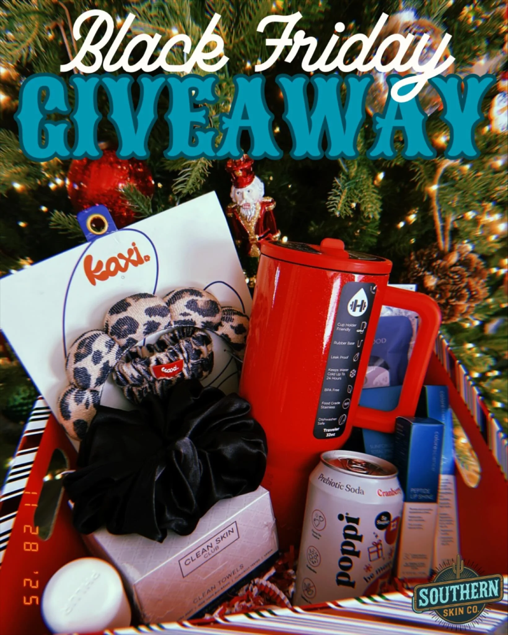 YOUR BLACK FRIDAY GIVEAWAY IS HERE!!🛍️🖤

🛒💰every purchase on my website gets your entered into this amazing giveaway

WHAT YOU WILL GET:
⭐️ @kaxi.co headband &amp; cuffs cleansing set
⭐️ @kaxi.co large silk scrunchie 
⭐️ @drinkpoppi cranberry fiz