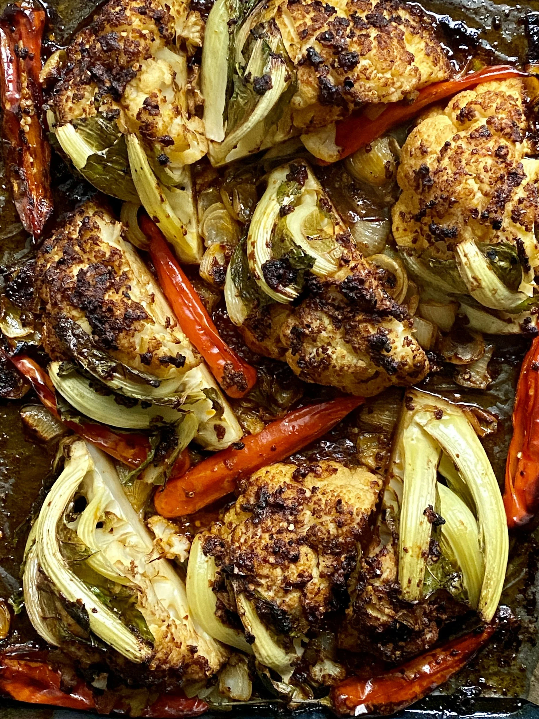 The Shi- Sheet-Pan Chicken + Vegetables