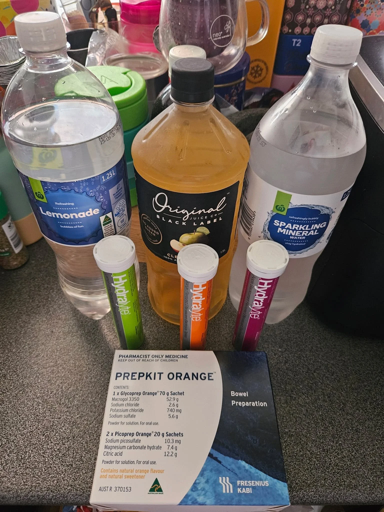 Today's meal prep...

Tell me you're preparing for a colonoscopy without telling me you're preparing for a colonoscopy 😆

#TMI