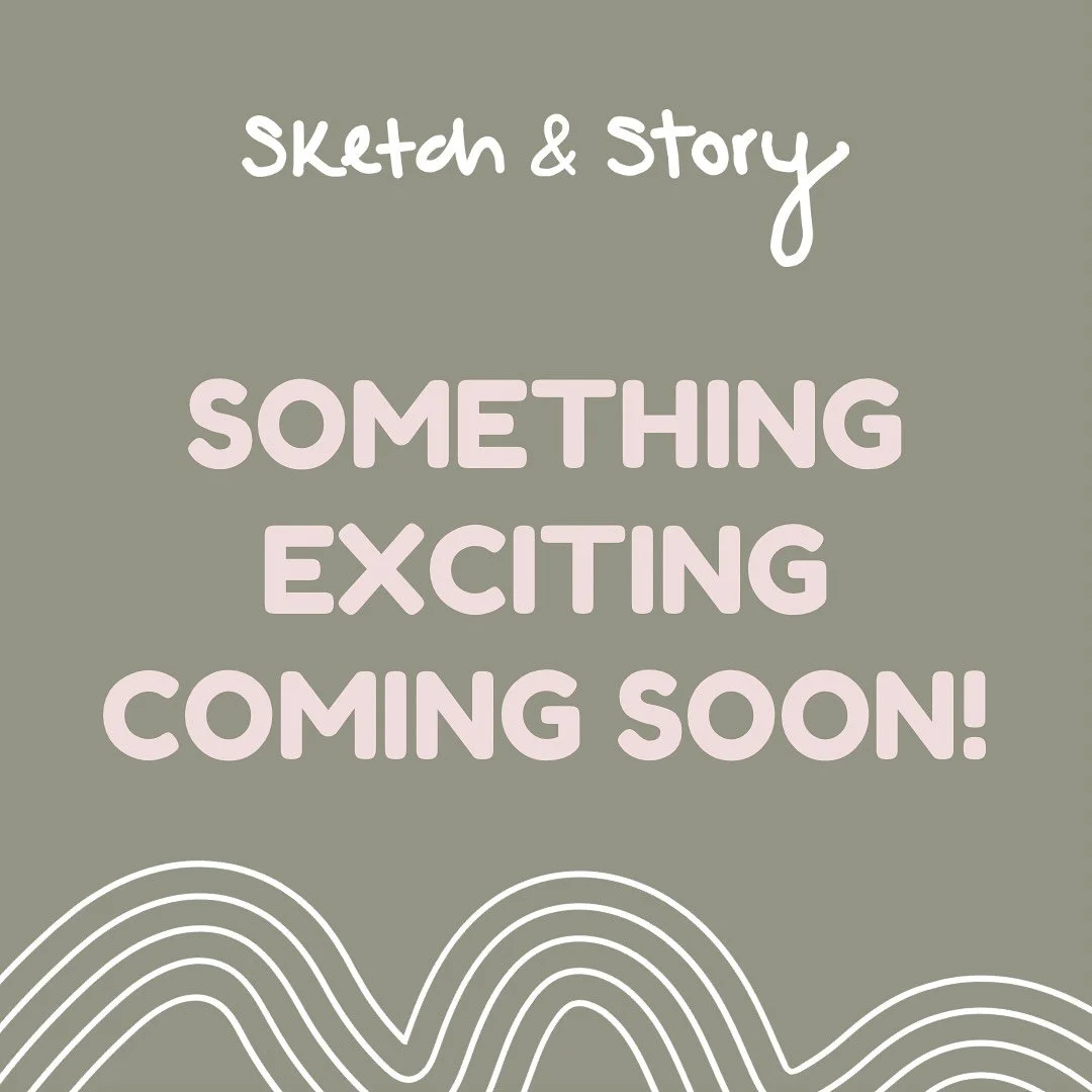Something I&rsquo;ve been working on (for what feels like forever), is finally coming to fruition - yay! I&rsquo;ll give you a hint - it&rsquo;s to do with Sketch &amp; Story branding. Any guesses? Watch this space for updates 🤓 ✏️🌿〰️