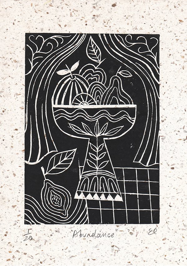 "Abundance" Original artwork Unframed