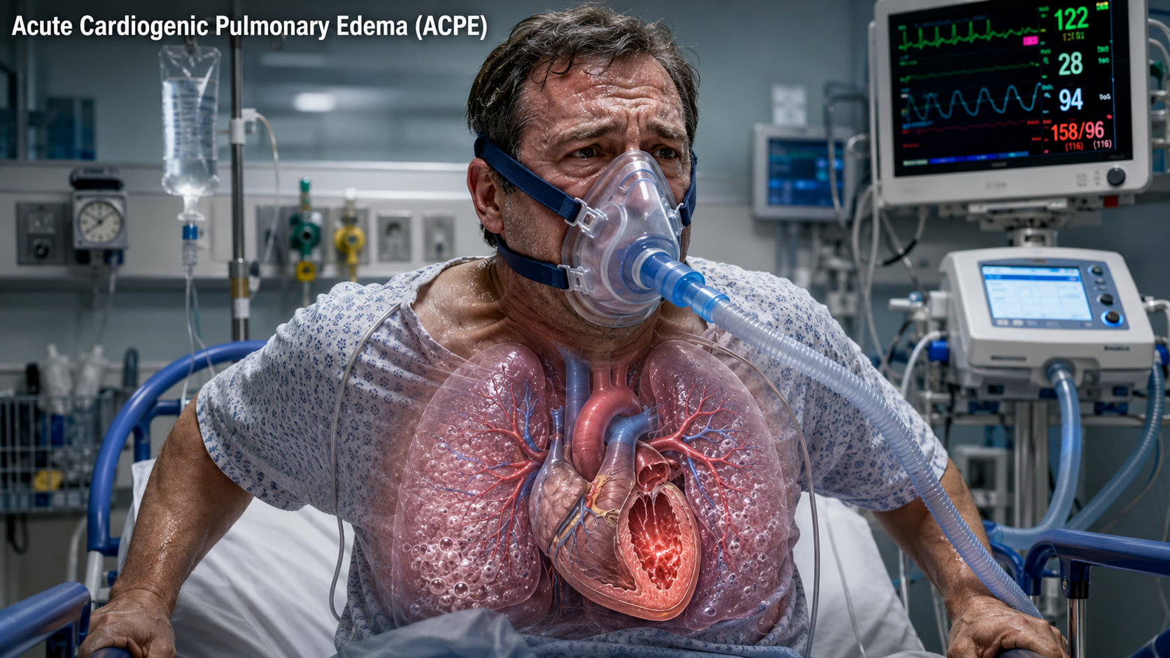 Managing Acute Pulmonary Edema with NIPPV: Get It Wrong, and Your Best Move Might Be a Clean Kill