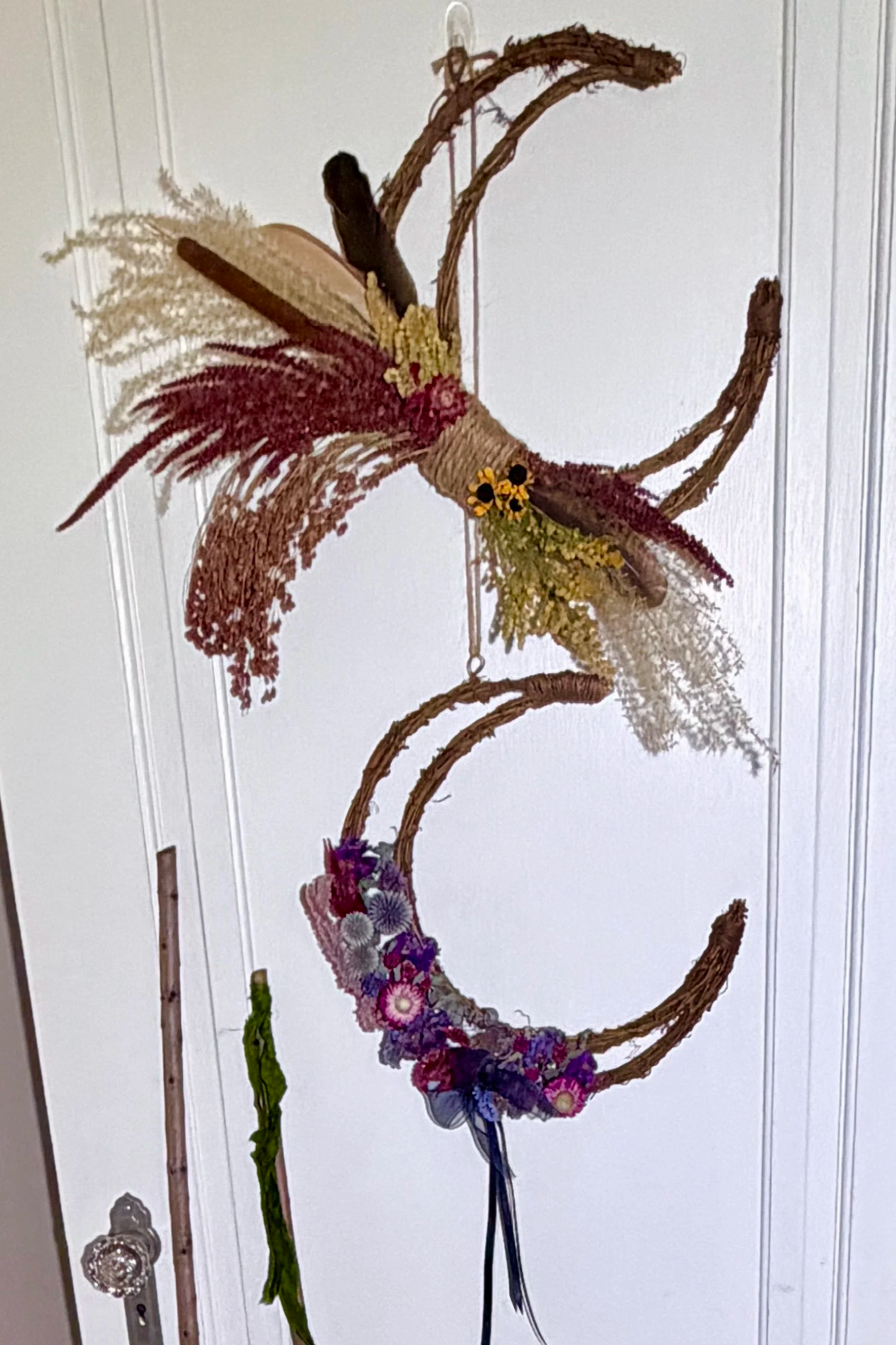 Moon Dried Flower wreath