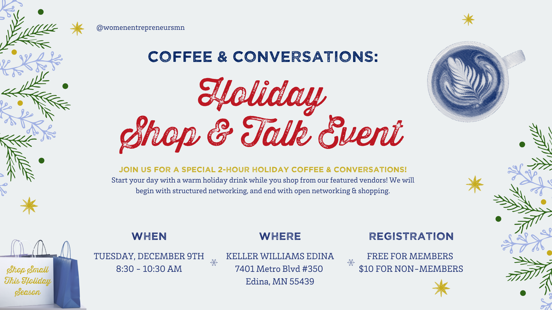 Holiday Market at WeMN Talk &amp; Shop